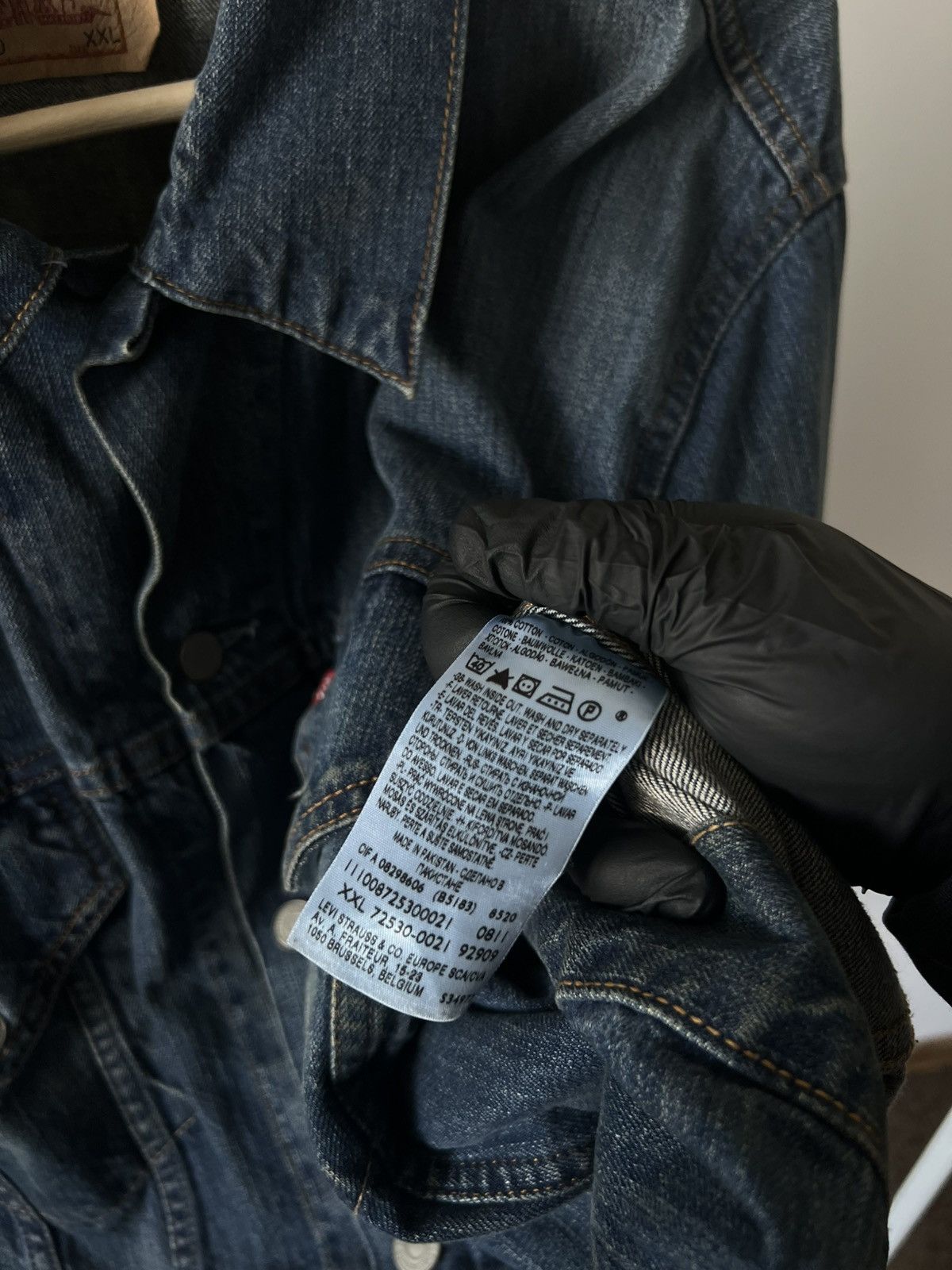 Levi's Vintage Levis Usa Trucker Denim Levis Jeans Jacket XXL Size US XXL / EU 58 / 5 - 12 Thumbnail