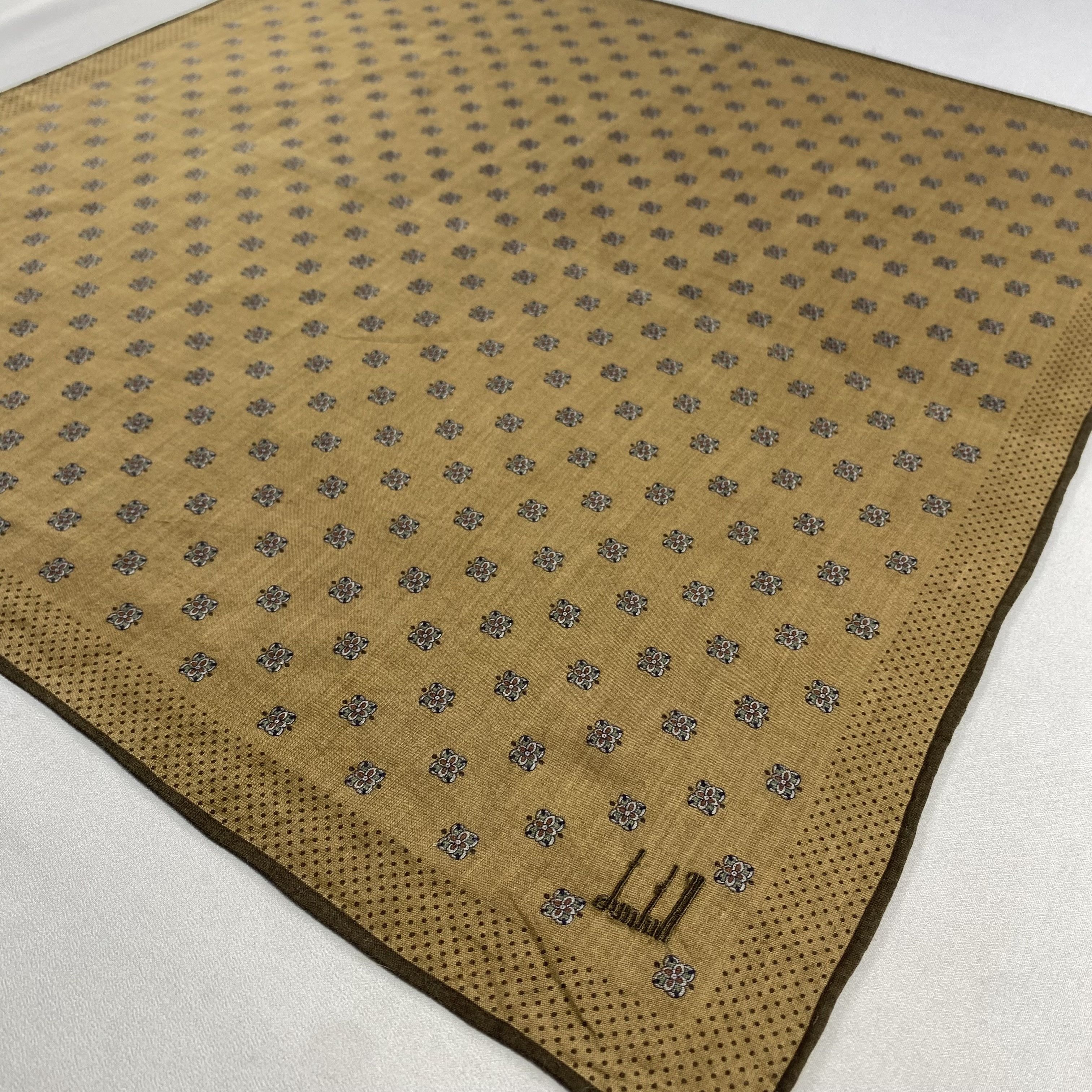 Alfred Dunhill × Vintage Alfred Dunhill Handkerchief / Neckerchief / Bandana-P1039 Size ONE SIZE - 2 Thumbnail