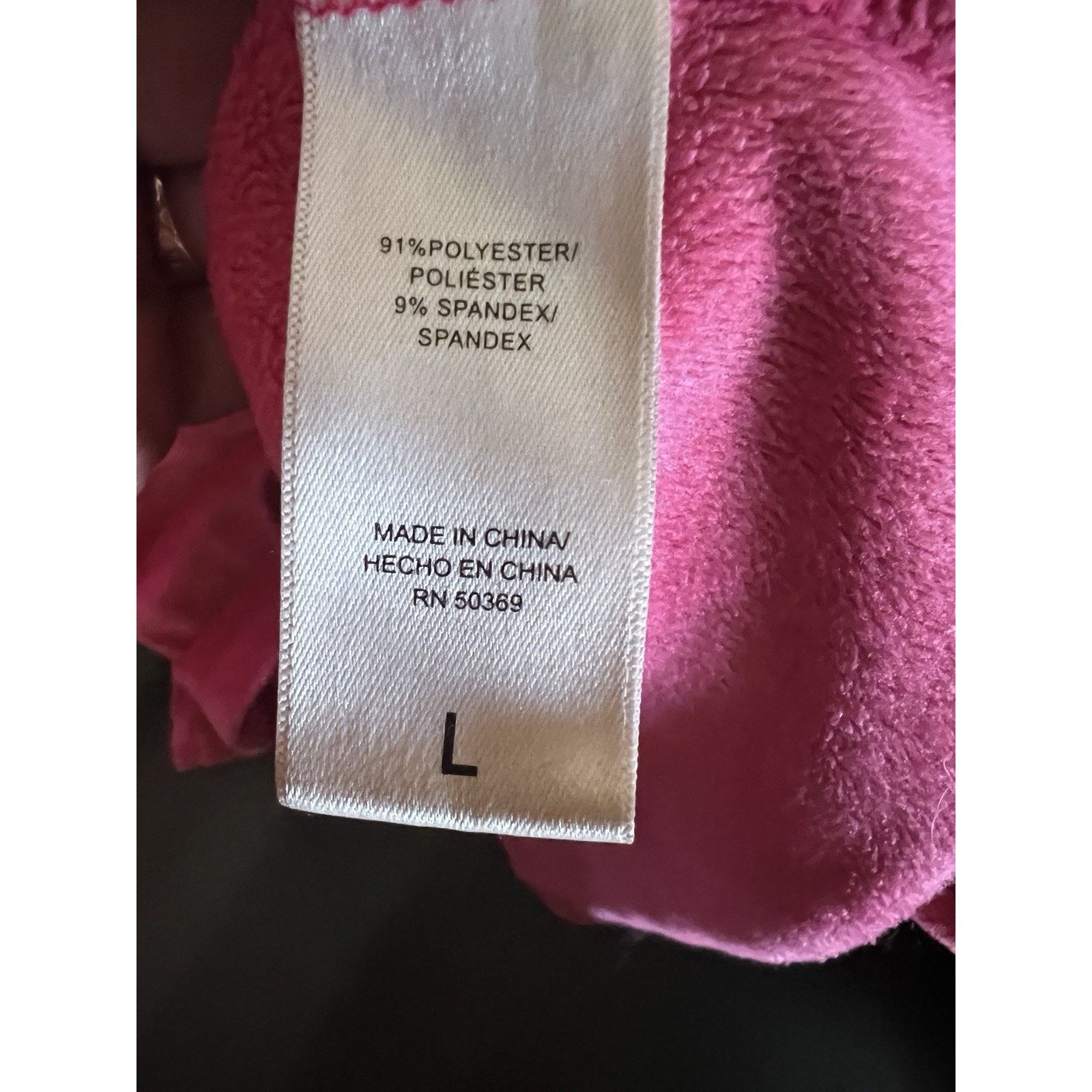 Juicy Couture Juicy Couture Vintage Y2K Pink Velour Pullover Shirt Large Size L / US 10 / IT 46 - 11 Thumbnail