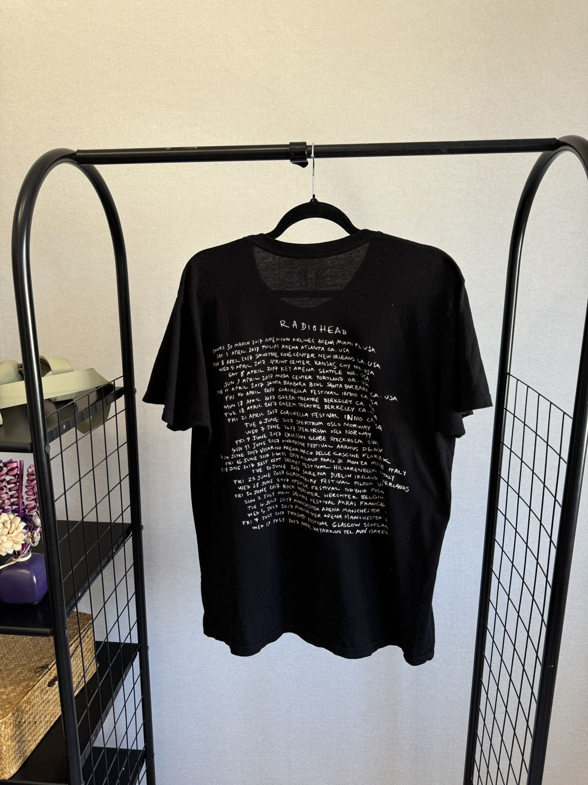 Band Tees Radiohead 2017 USA Tour W.A.S.T.E Rare Band tee shirt Size US M / EU 48-50 / 2 - 6 Thumbnail