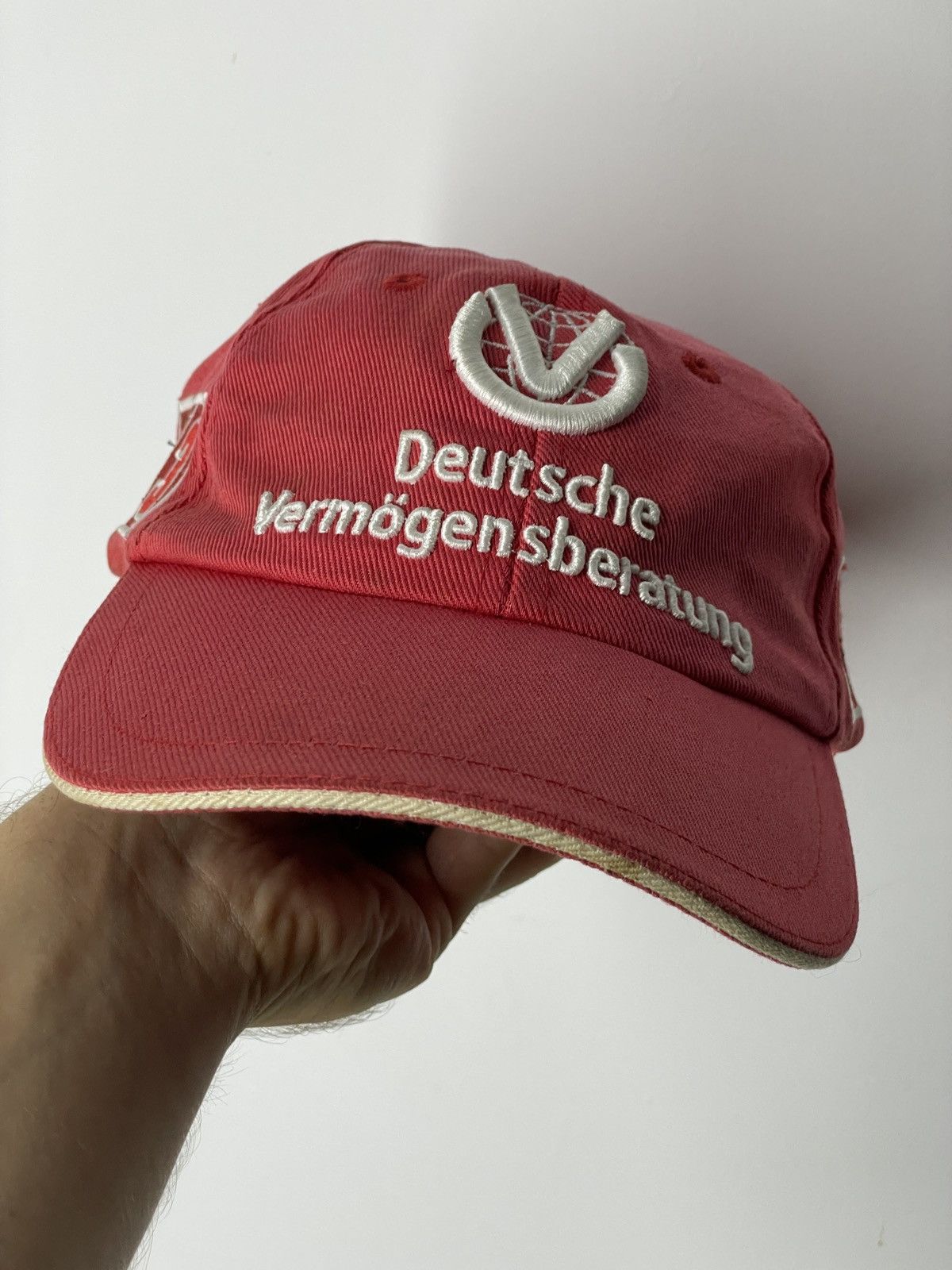 Formula 1 × Vintage Vintage Ferrari F1 Racing Michael Schumacher Deutche Hat Size ONE SIZE - 7 Thumbnail