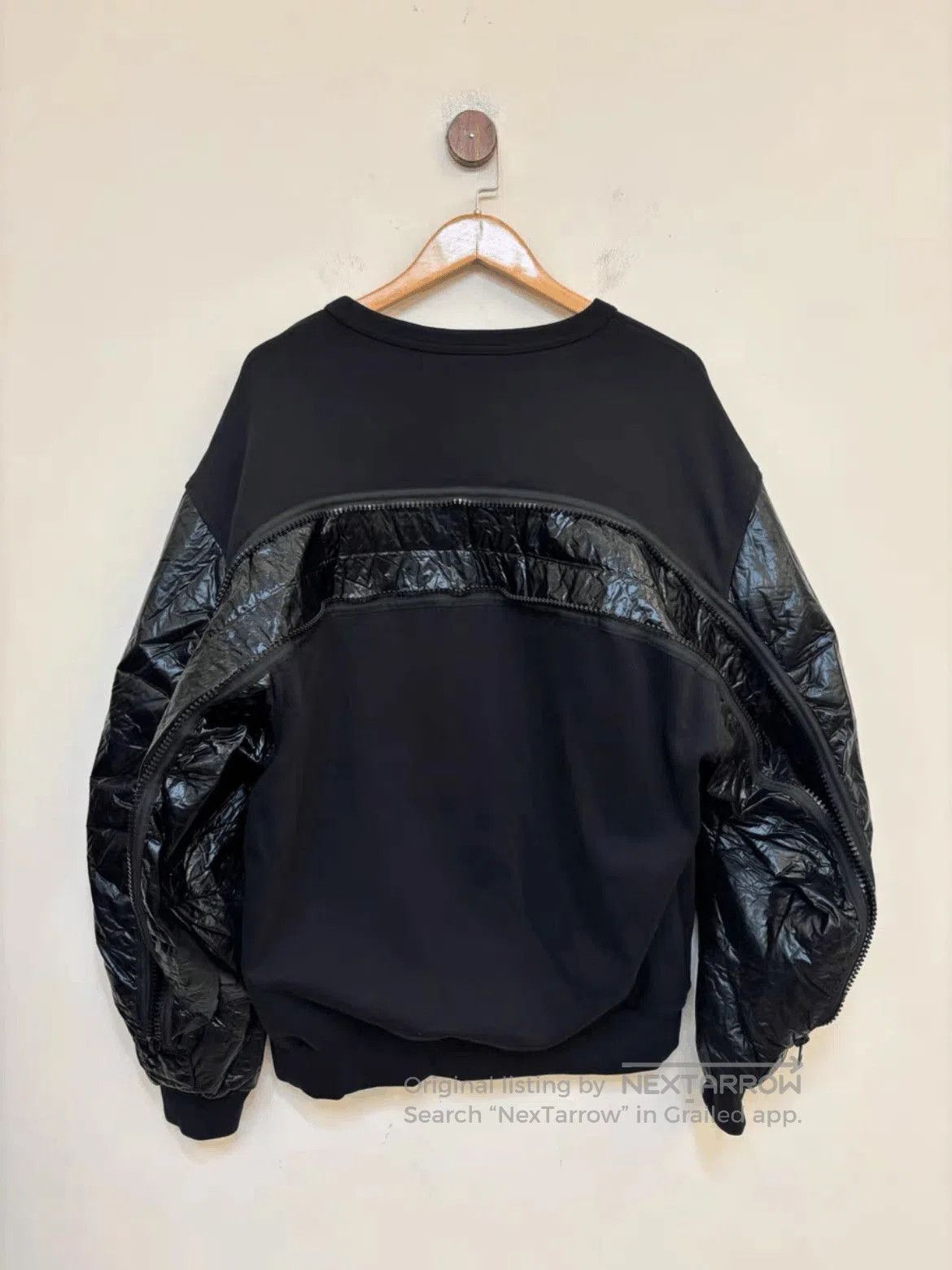 Dries Van Noten Dries Van Noten Back Zip Sleeves Attached Sweatshirt. Size US L / EU 52-54 / 3 - 5 Thumbnail