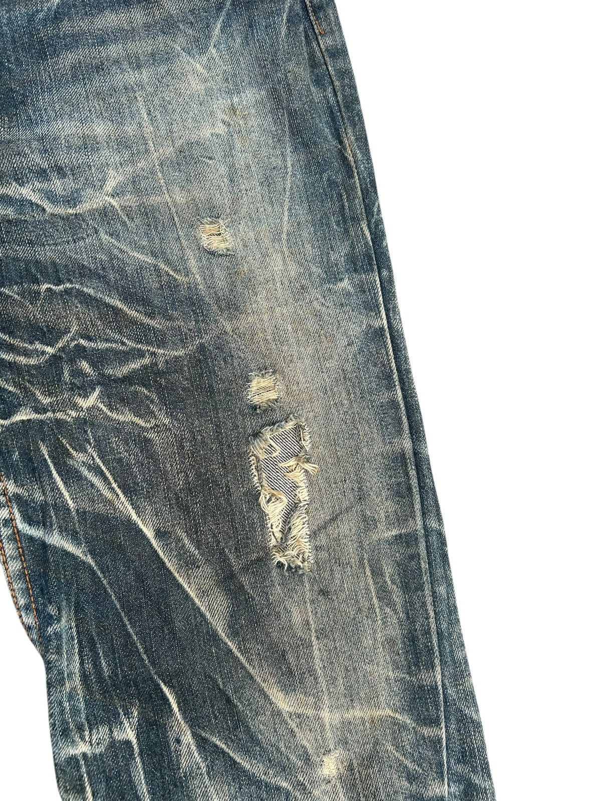 Kapital FLARE Antful Jeans Japanese Distressed Dirty Denim Jeans Size US 32 / EU 48 - 10 Thumbnail