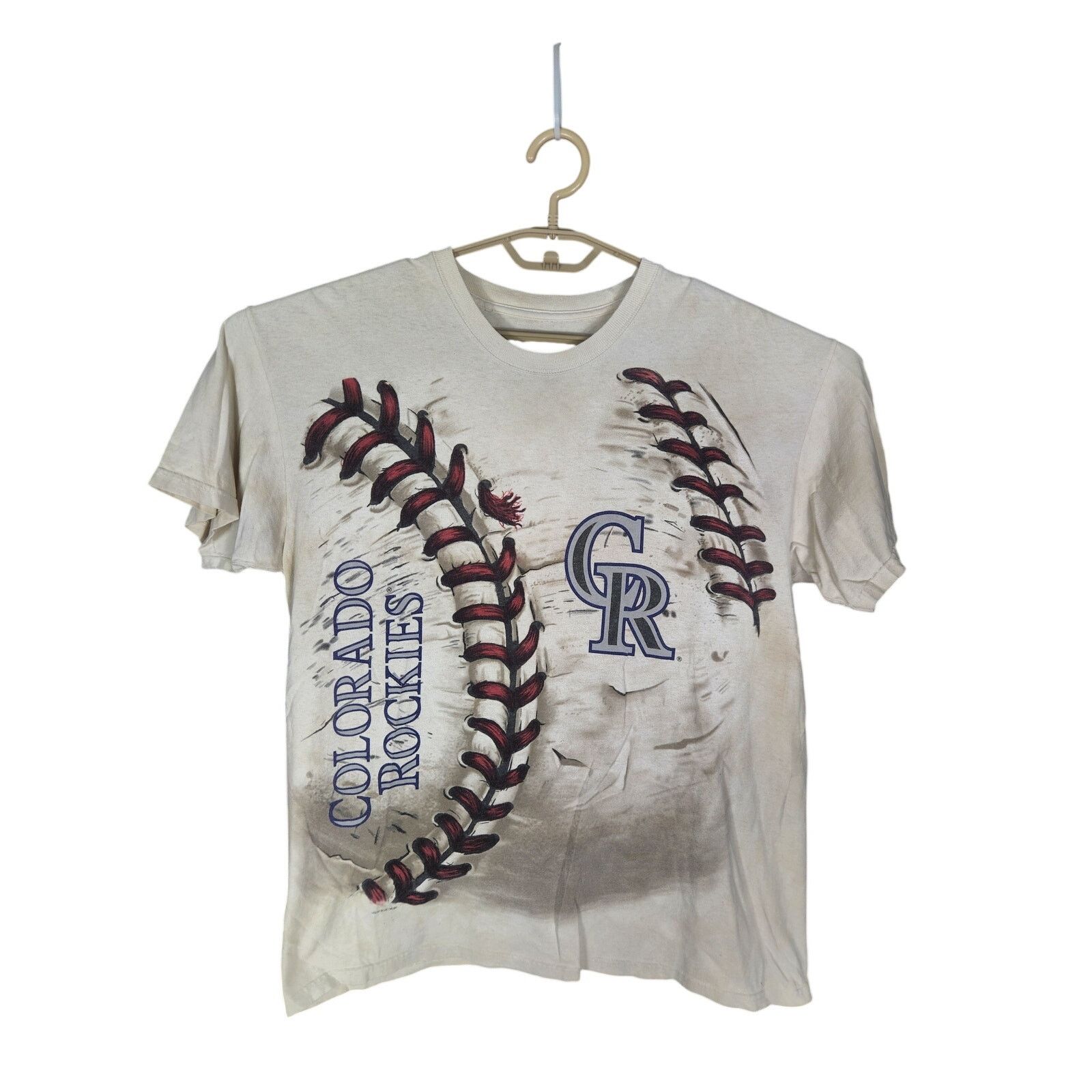 Liquid Blue Liquid Blue Colorado Rockies T Men's Large Size US L / EU 52-54 / 3 - 1 Thumbnail