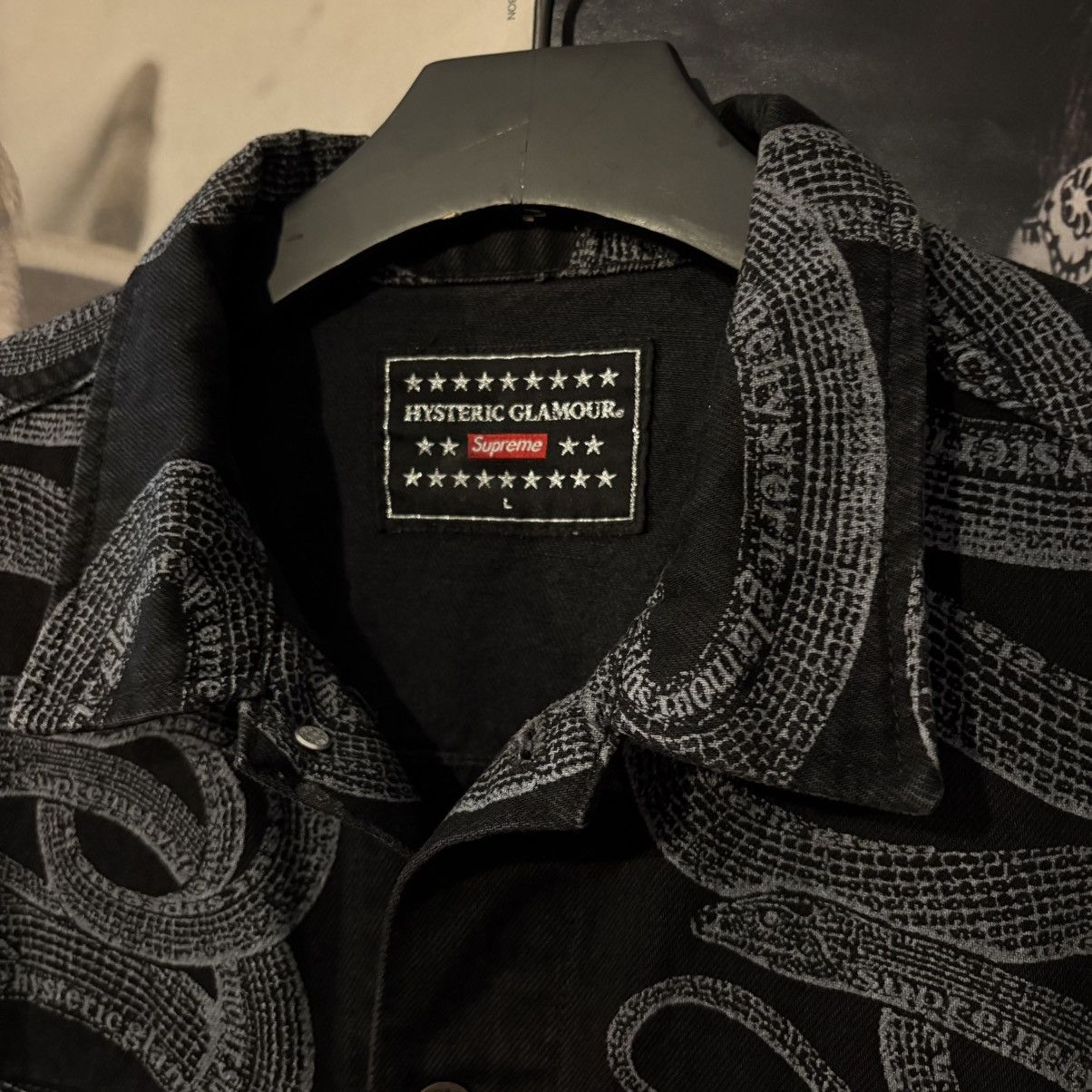 Hysteric Glamour × Supreme Supreme Hysteric Glamour Denim Jacket Size US L / EU 52-54 / 3 - 3 Thumbnail