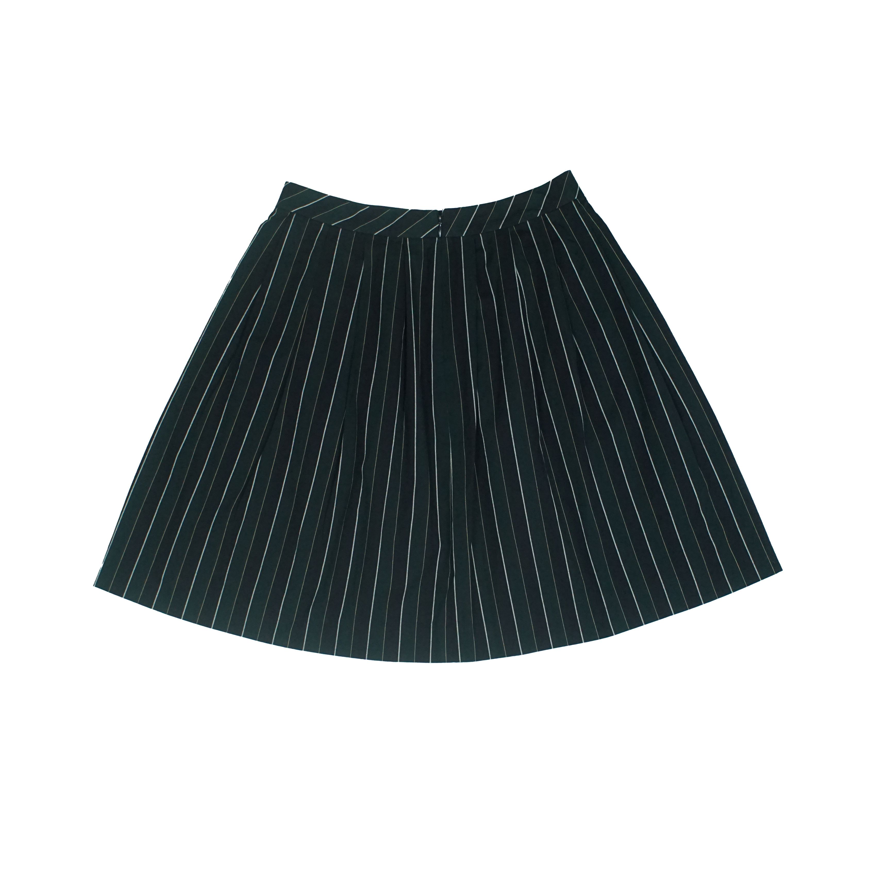 Mackintosh *NoTariff Mackintosh Stripe Skirt Size 29" - 3 Thumbnail