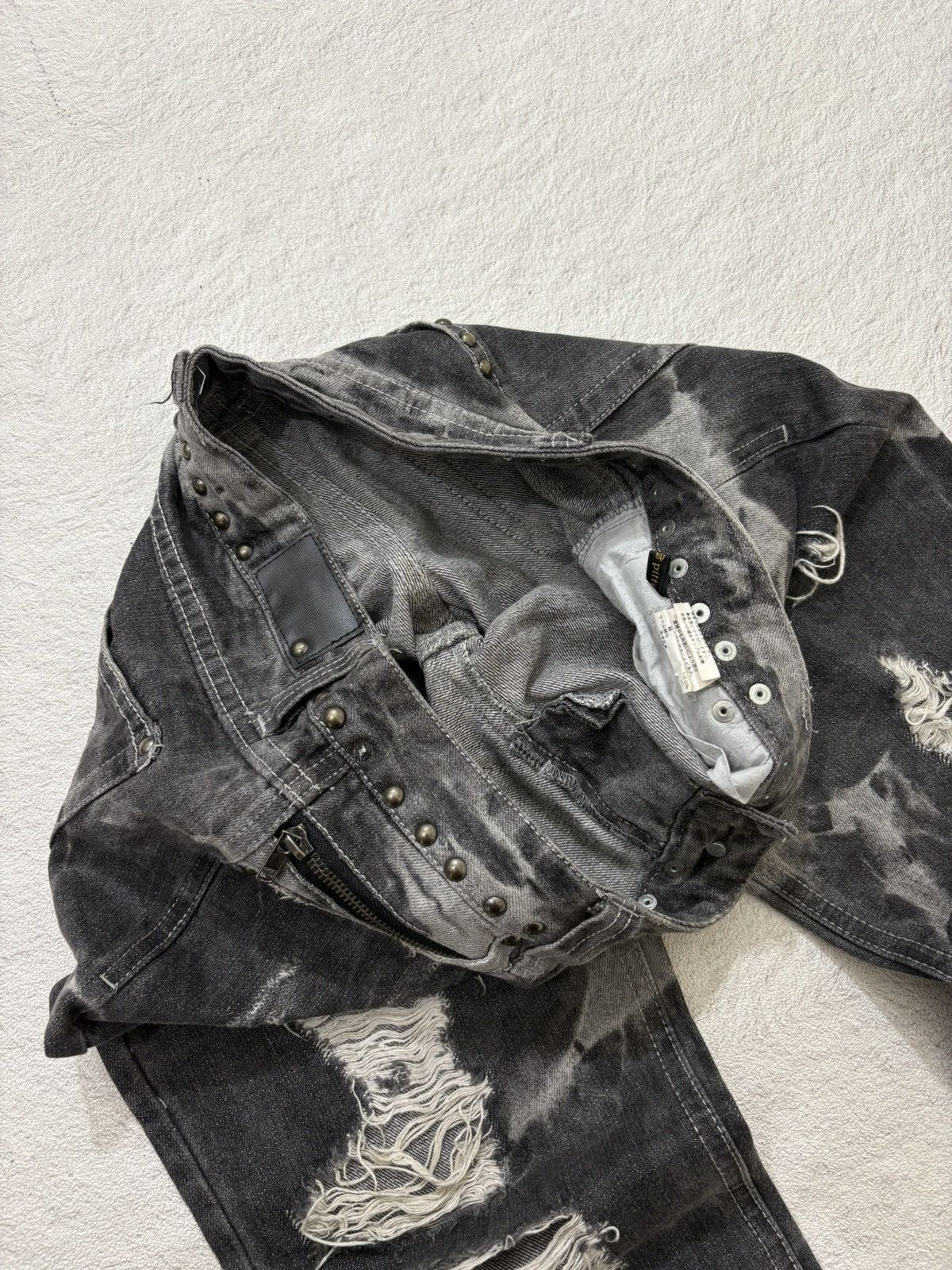 Hysteric Glamour 2000s Japanese studet smoke wash denim y2k style Size US 32 / EU 48 - 7 Thumbnail