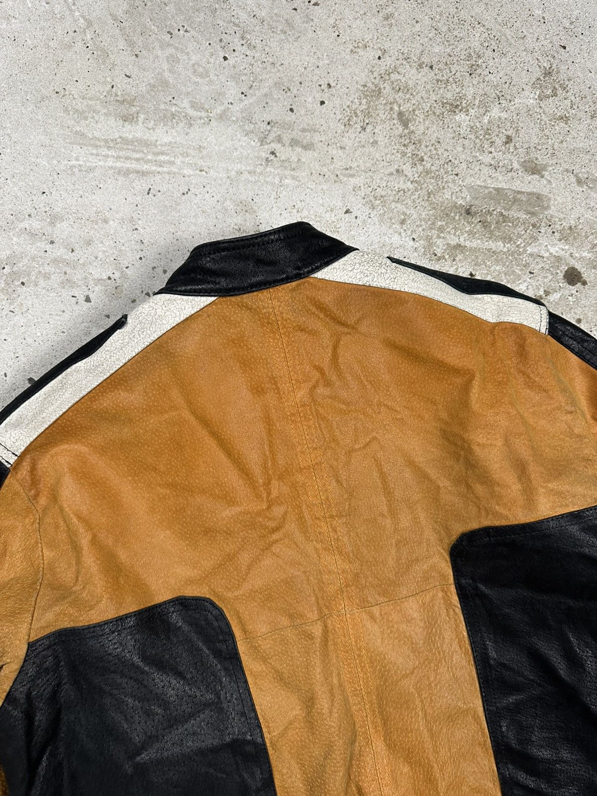 Japanese Brand Vintage Y2K Genuine Leather Suede Moto Biker Racing Jacket Size US S / EU 44-46 / 1 - 19 Thumbnail