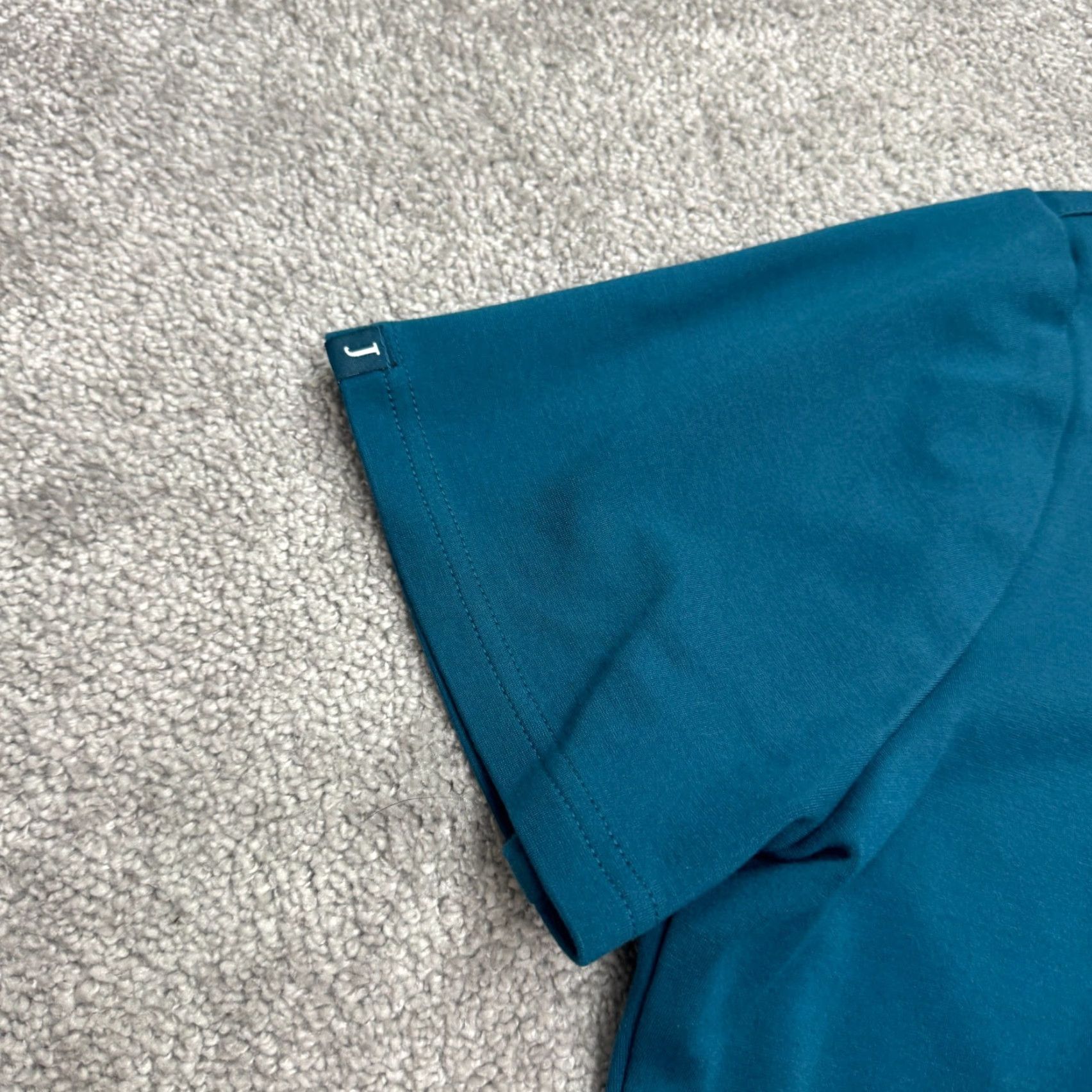 Altea Jaanuu Scrub Top Womens XL Teal Blue Gold Zip V-Neck Medical Uniform Workwear Size XL / US 12-14 / IT 48-50 - 7 Thumbnail