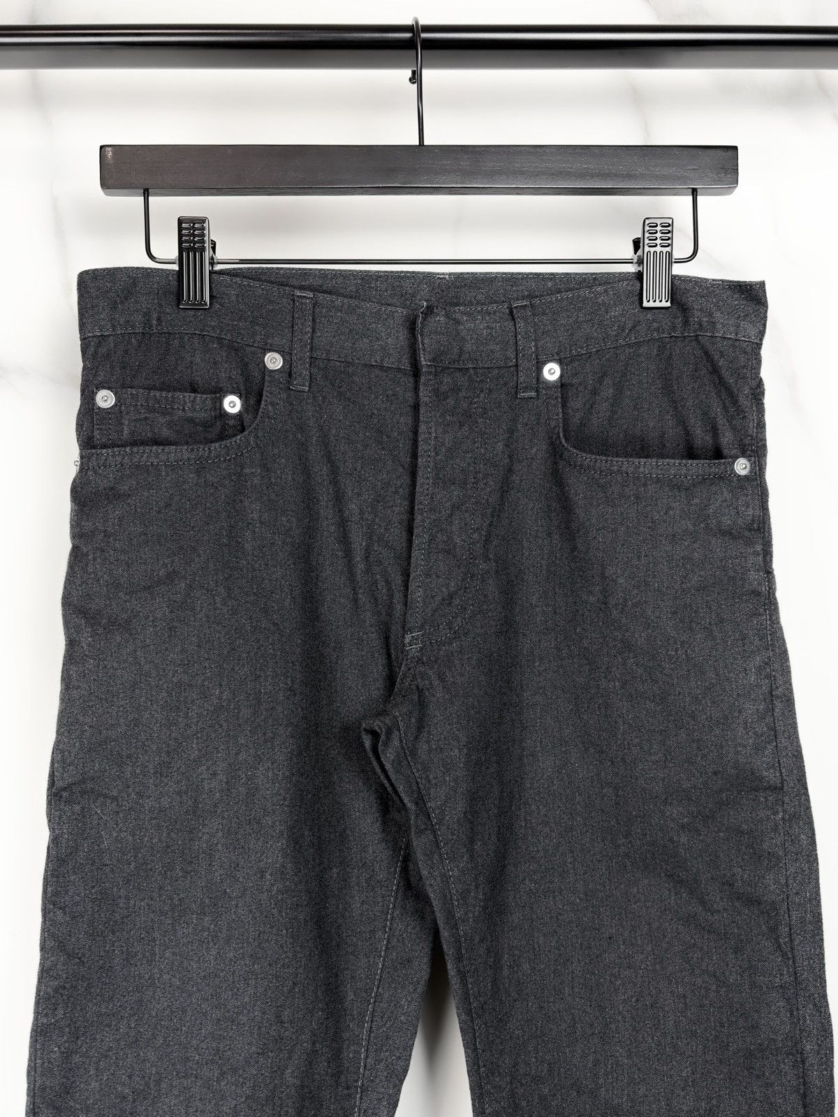 Dior Dior Homme Dark Gray Stretch Cotton Jeans KVA Size US 28 / EU 44 - 3 Thumbnail