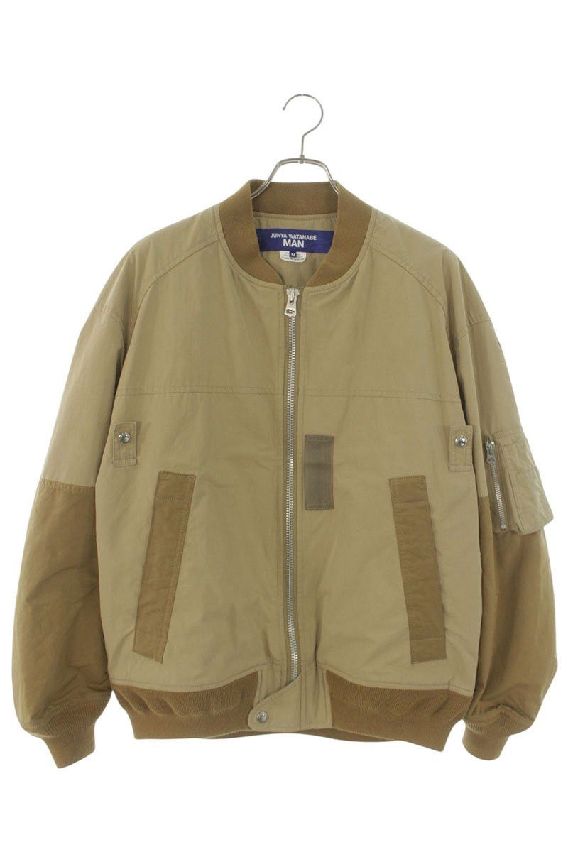 Comme des Garcons JUNYA WATANABE MAN Reconstructed Bomber Jacket Beige Size M Size US M / EU 48-50 / 2 - 1 Thumbnail