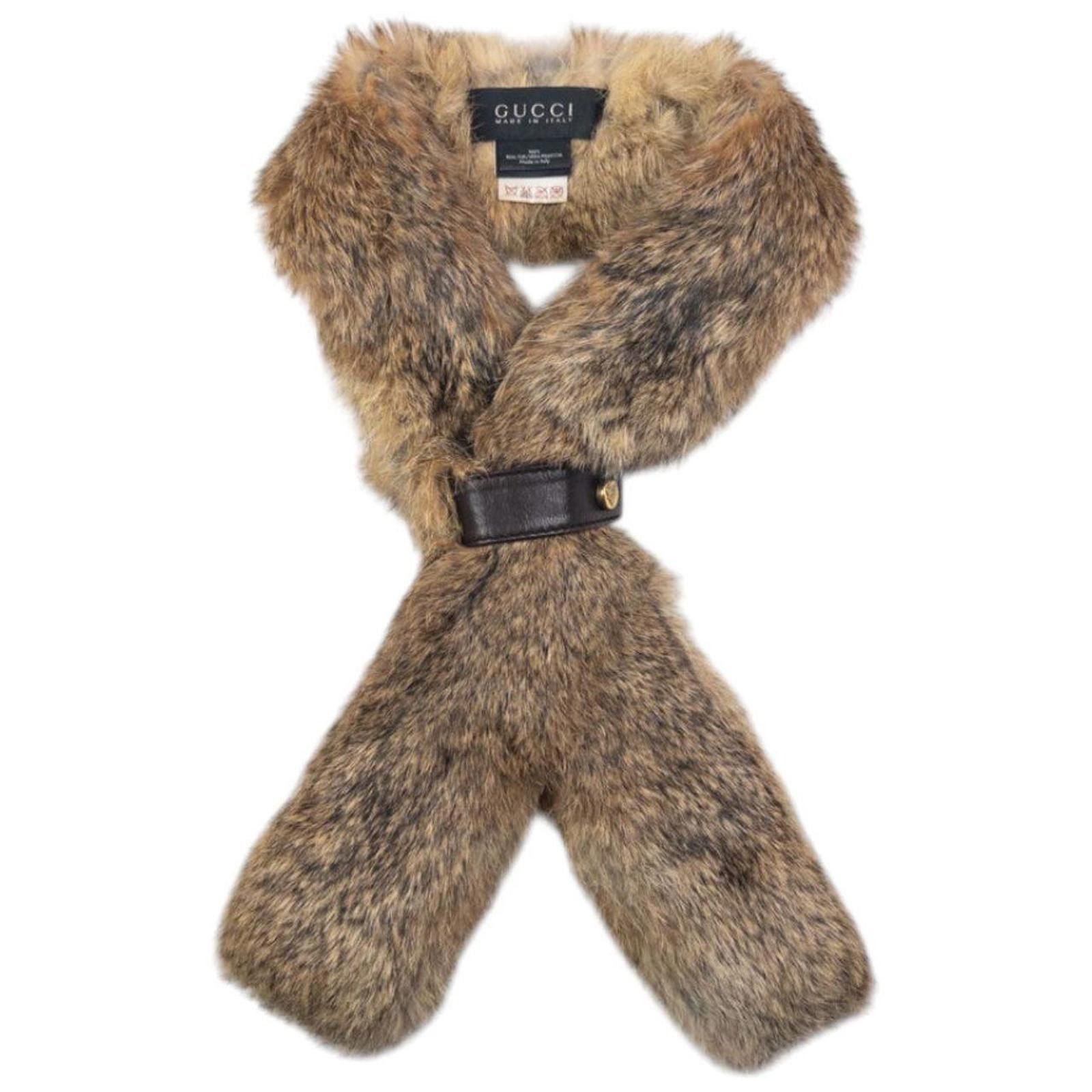 Gucci Vintage Gucci Fur Scarf Size ONE SIZE - 1 Thumbnail