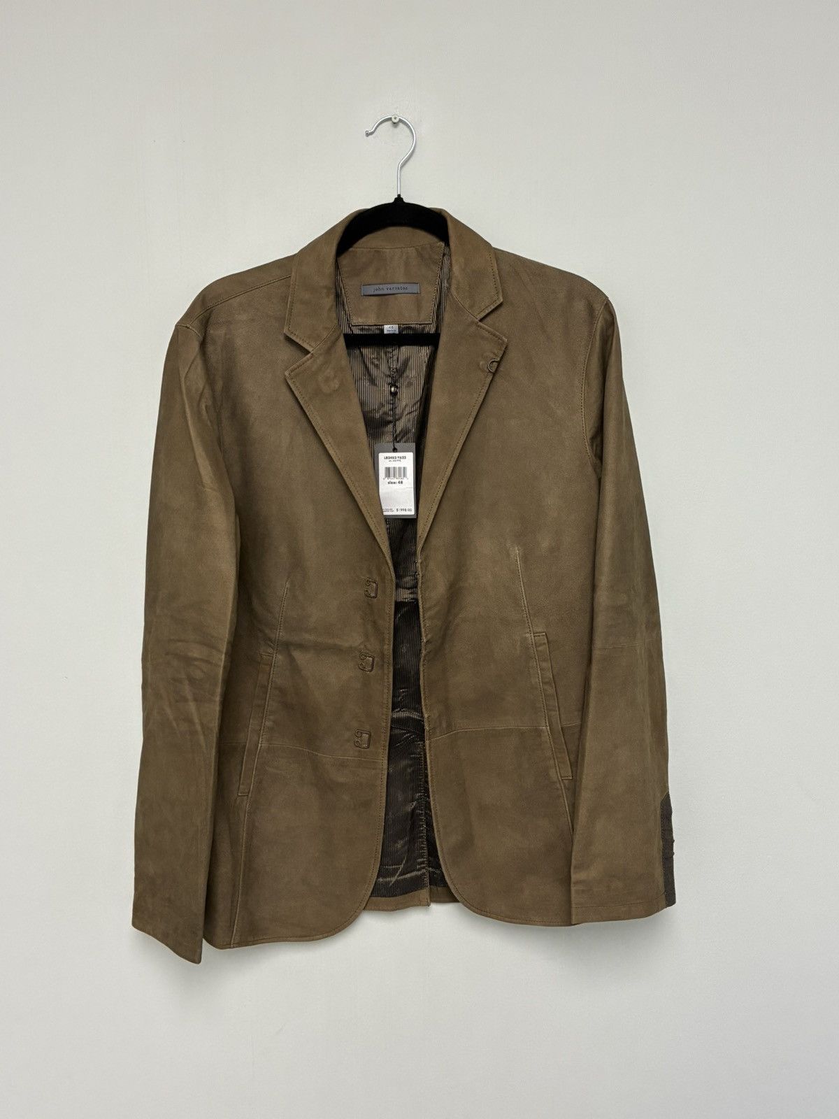 John Varvatos Suede Hook and Bar Jacket EU 48 USA 38 Size US M / EU 48-50 / 2 - 6 Thumbnail