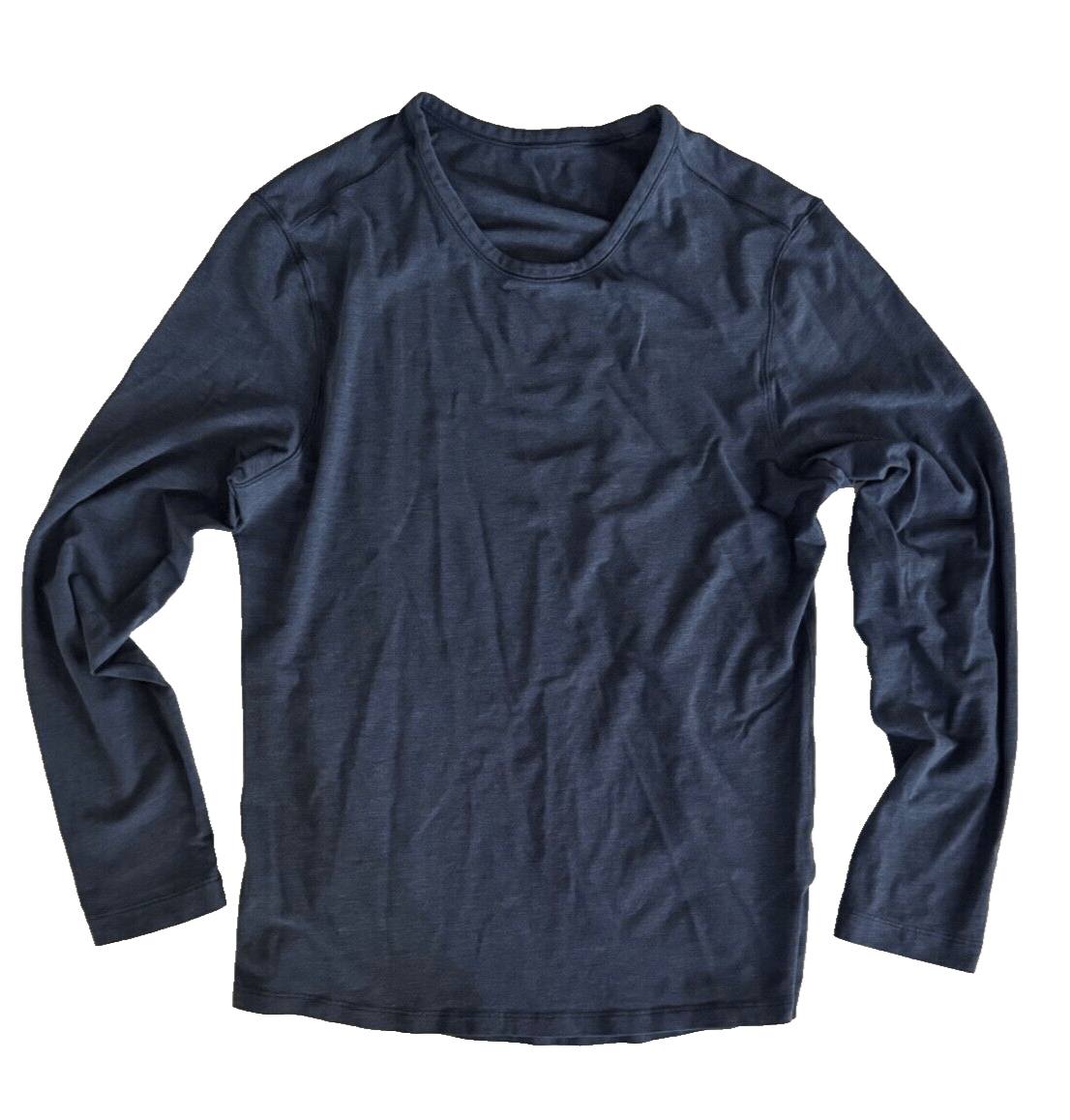 Lululemon Lululemon Mens S Crew Neck Blue Pullover Long Sleeves Shirt Size US S / EU 44-46 / 1 - 1 Thumbnail