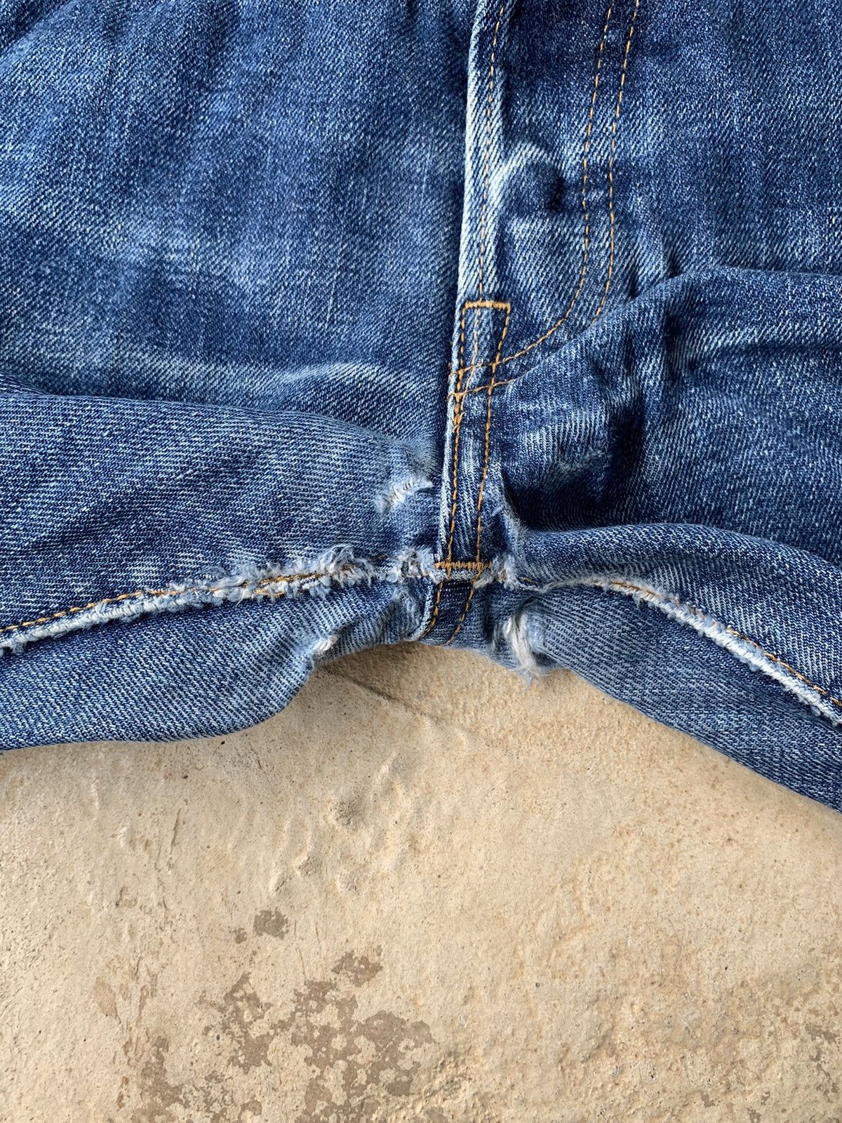Japanese Brand × RESOLUTE Resolute lot 710 Selvedge Distressed Denim Size US 33 - 7 Thumbnail