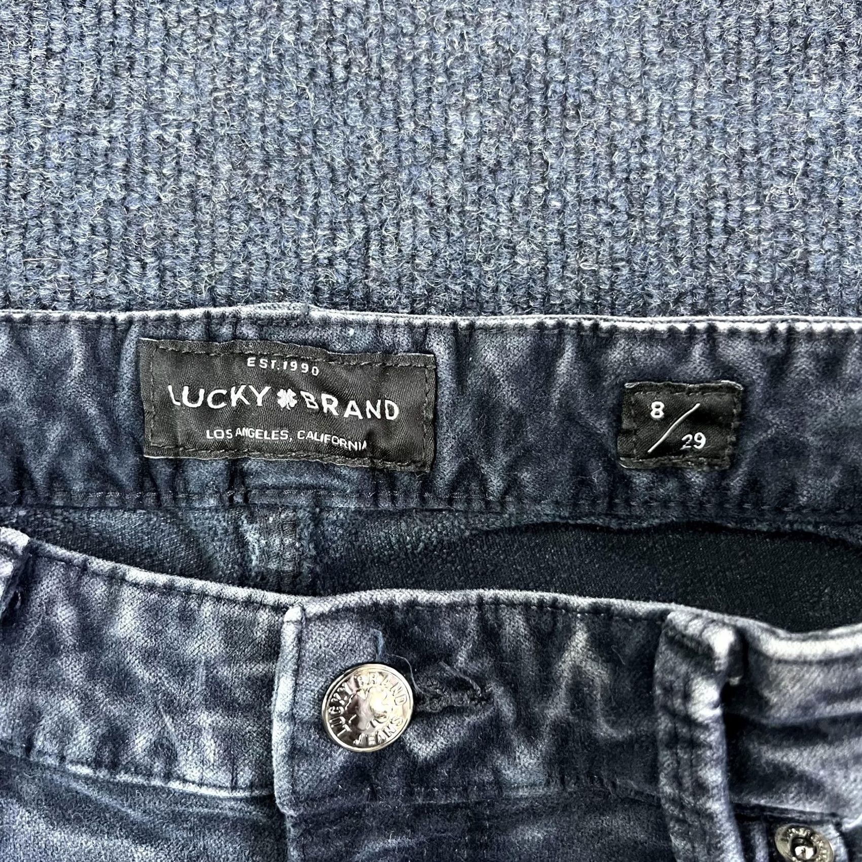 Lucky Brand Lucky Brand Jeggings Womens 8 Gray Brooke Legging Denim Stretch Skinny Casual Everyday Wear Size 30" / US 8 / IT 44 - 4 Thumbnail