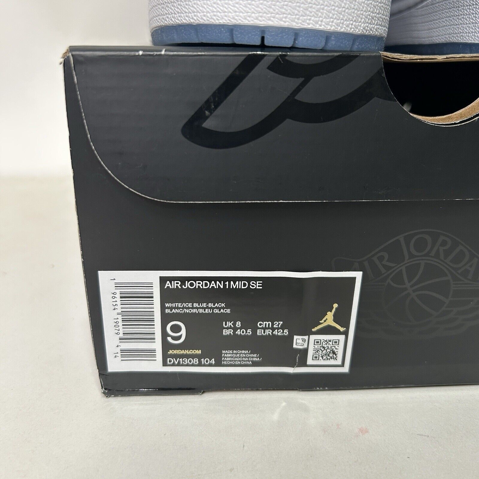 Jordan Brand Nike Air Jordan 1 Mid SE “UNC/Ice Blue” 2024 Size US 9 / EU 42 - 4 Thumbnail
