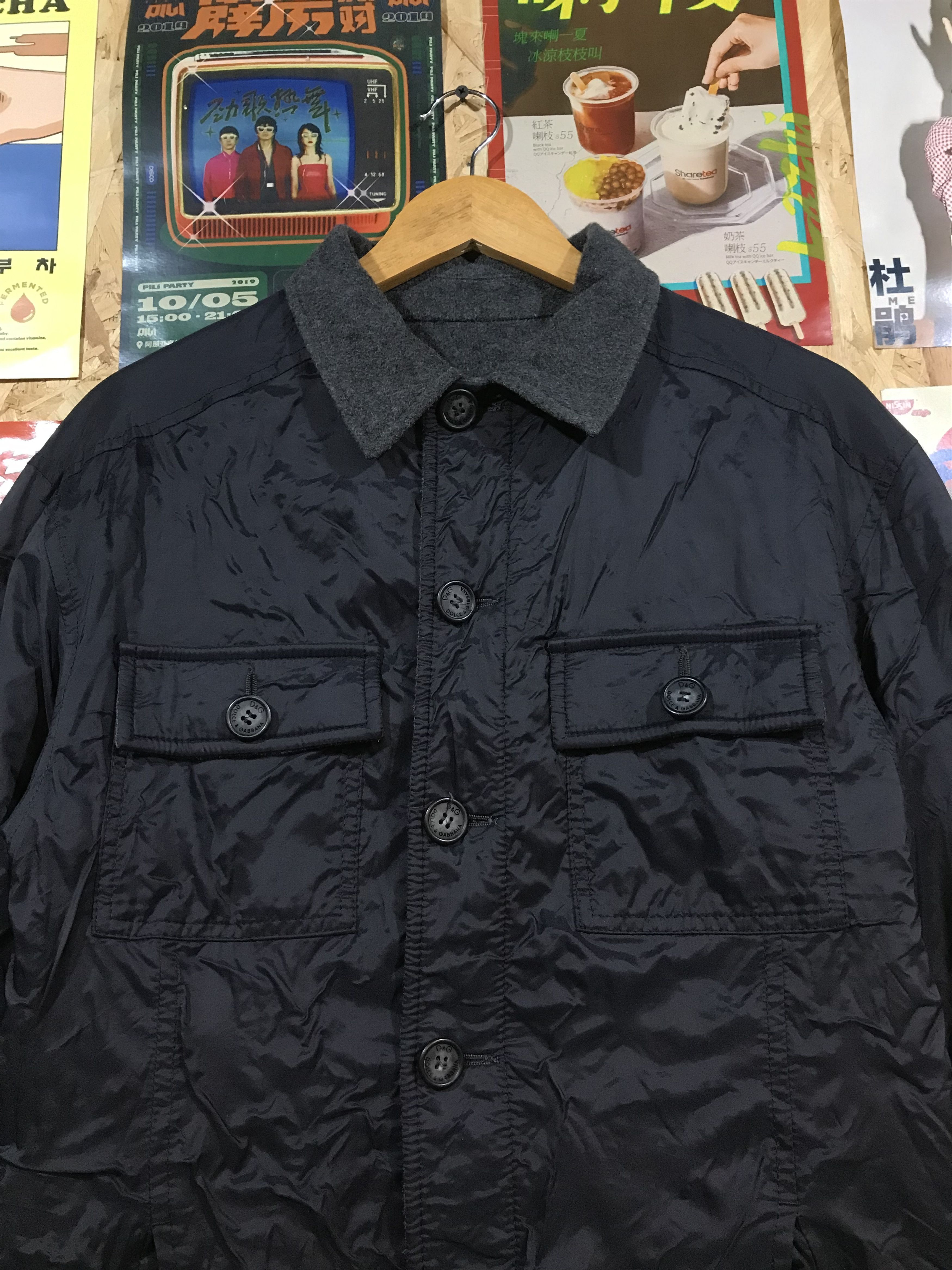 Dolce & Gabbana Dolce & Gabbana Double Pocket Reversible Jacket Size US S / EU 44-46 / 1 - 12 Thumbnail
