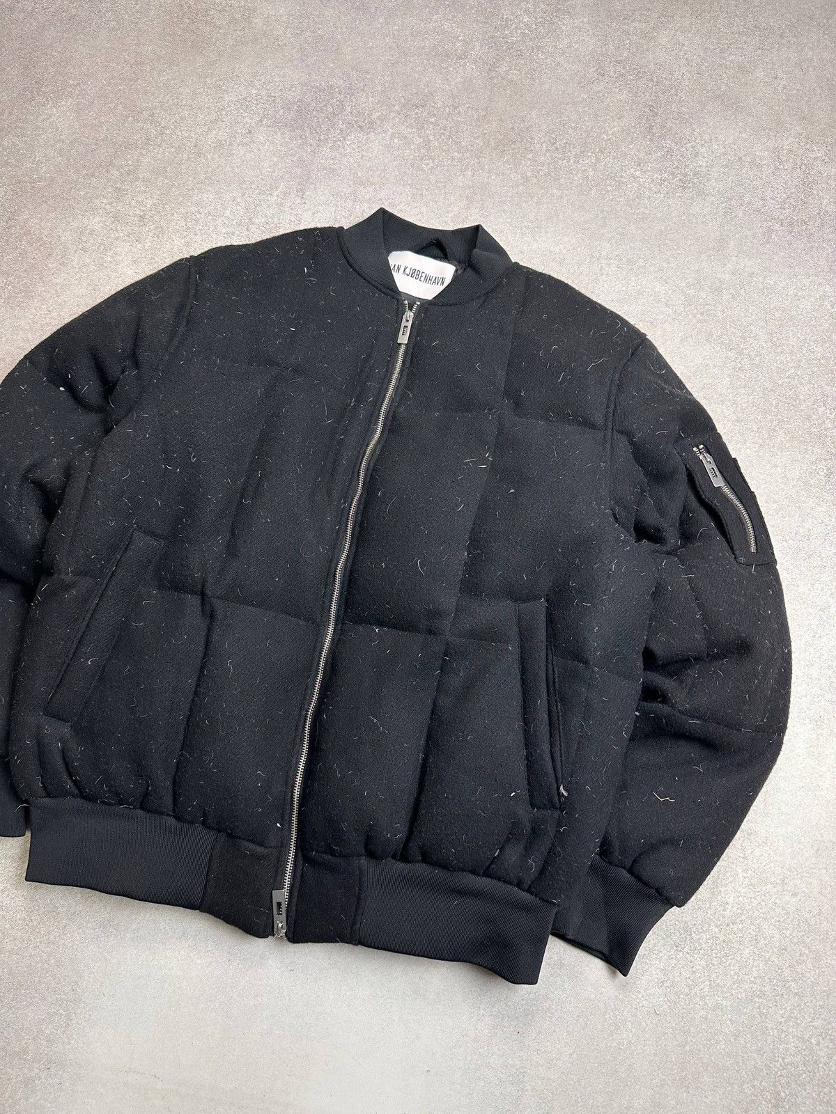 Han Kjobenhavn AW17-12-1 Han Kjobenhavn Quilted Bomber Jacket Black L Size US L / EU 52-54 / 3 - 2 Thumbnail
