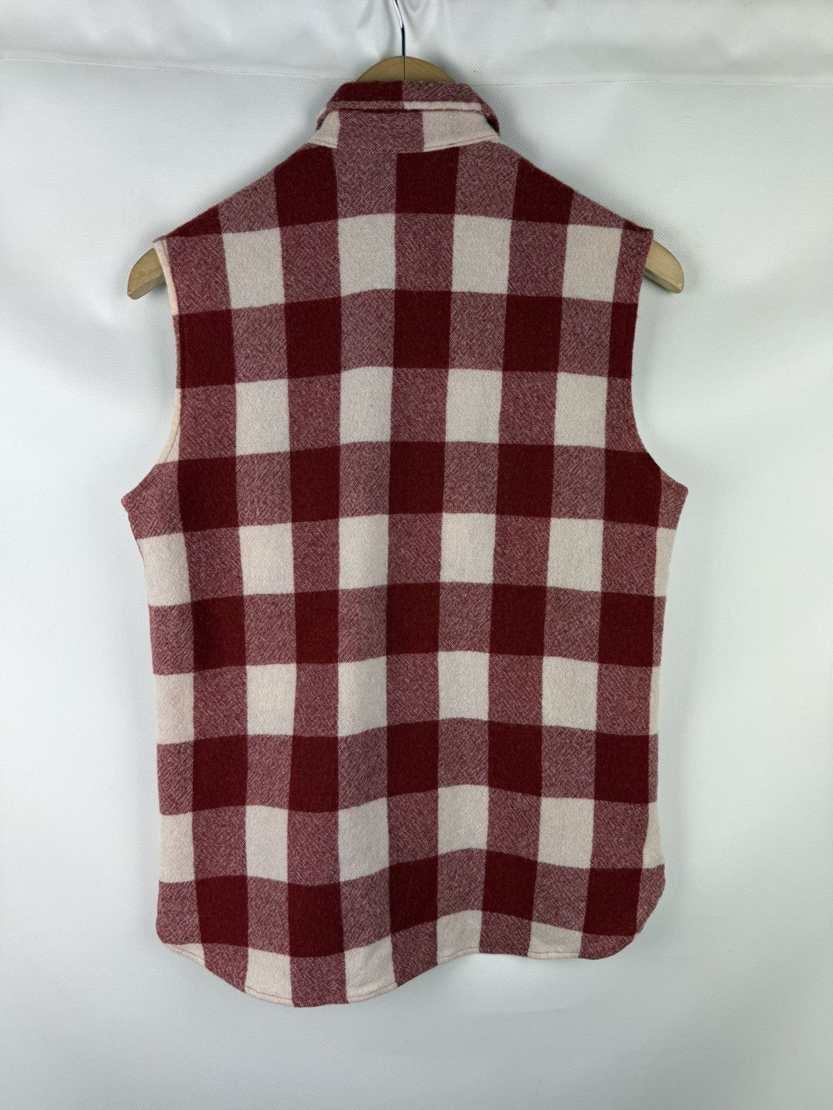 Barena Venezia Barena Venezia Sleeveless Plaid Wool Button Up Shirt Vest Size S / US 4 / IT 40 - 13 Thumbnail