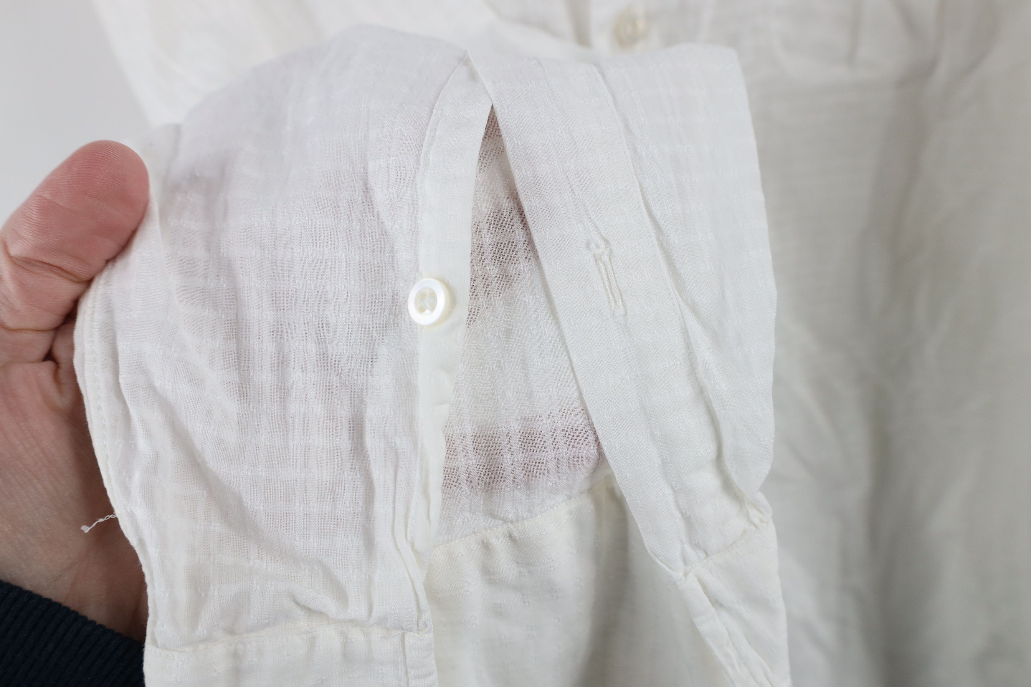 Vintage Vintage 50s 60s Streetwear Checkered Cuff Button Shirt USA Size US L / EU 52-54 / 3 - 7 Thumbnail