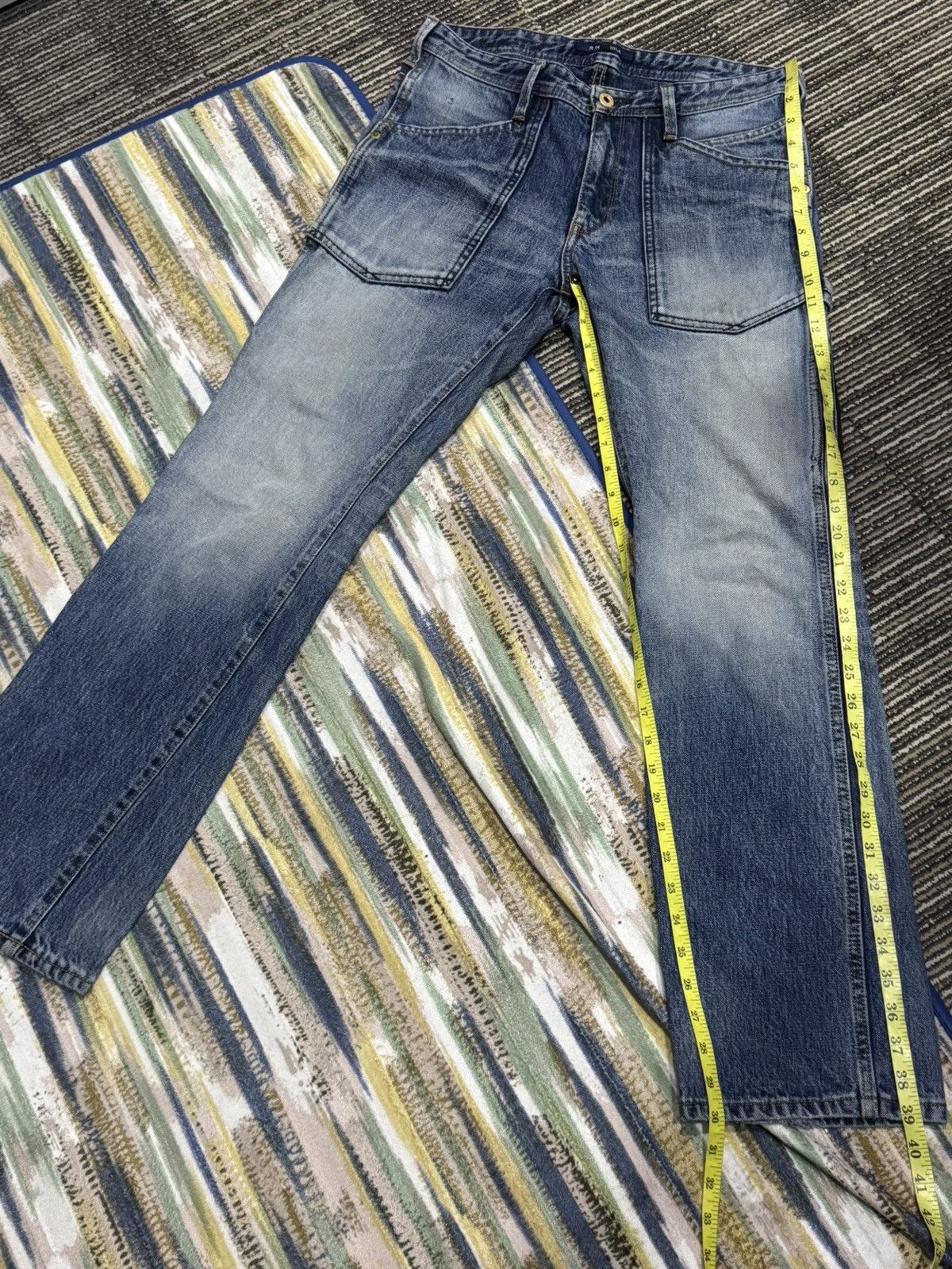 Paul Smith R.Newbold Side Zipper Denim Jeans size 30 Size US 30 / EU 46 - 15 Thumbnail