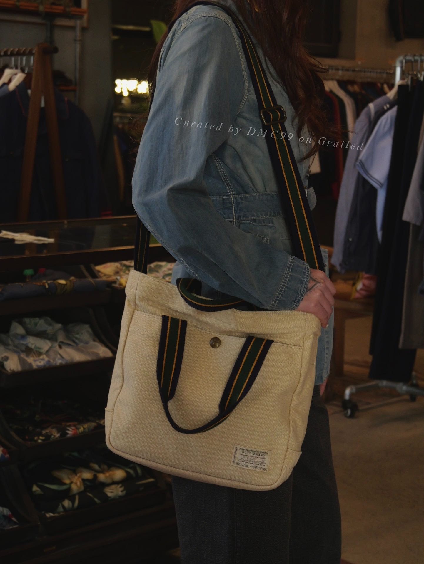 Polo Ralph Lauren Ralph Lauren IVY Style Canvas Bag Size ONE SIZE - 1 Thumbnail