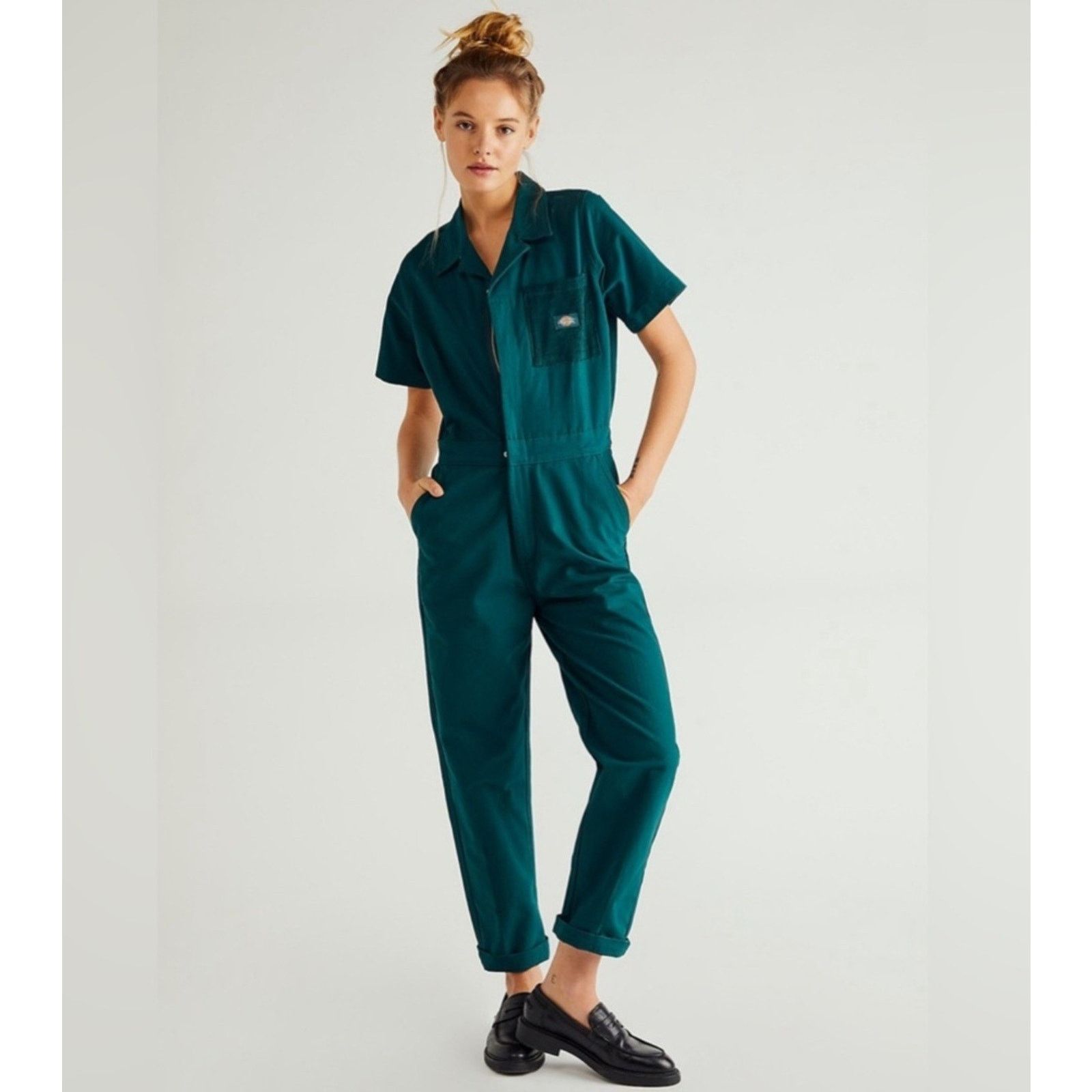 Dickies Dickies forest green reworked corduroy accent coveralls XS Size 27" / US 4 / IT 40 - 6 Thumbnail