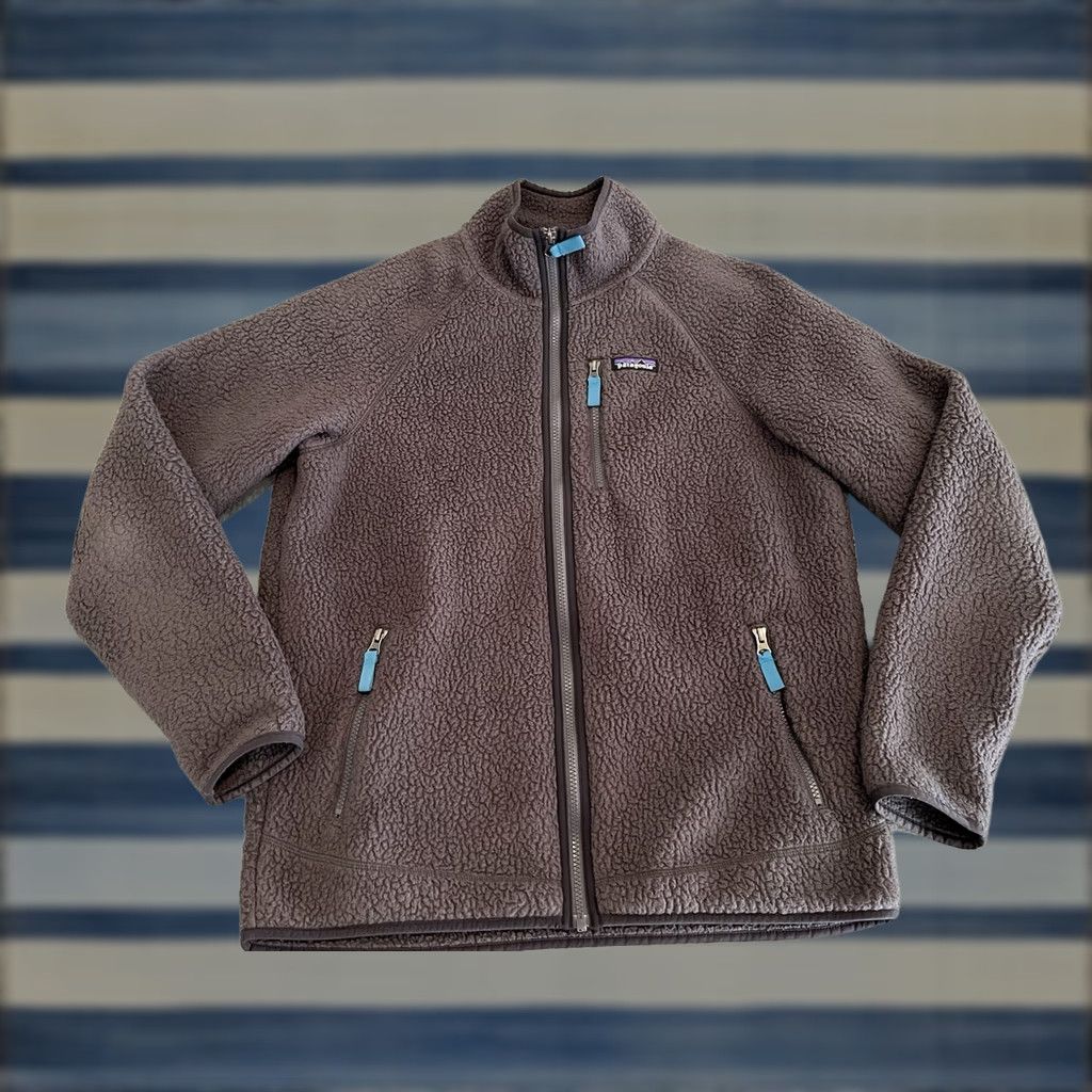 Patagonia Patagonia Jacket Full Zip Fleece Sherpa Retro Deep Pile Gray L Mens Large Size US L / EU 52-54 / 3 - 1 Thumbnail