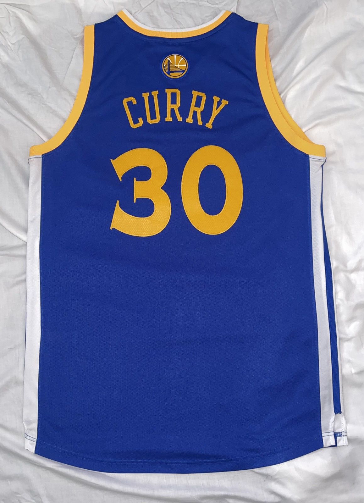 Adidas Adidas - Official - NBA Jersey - Warriors - Curry - L Size US L / EU 52-54 / 3 - 2 Thumbnail