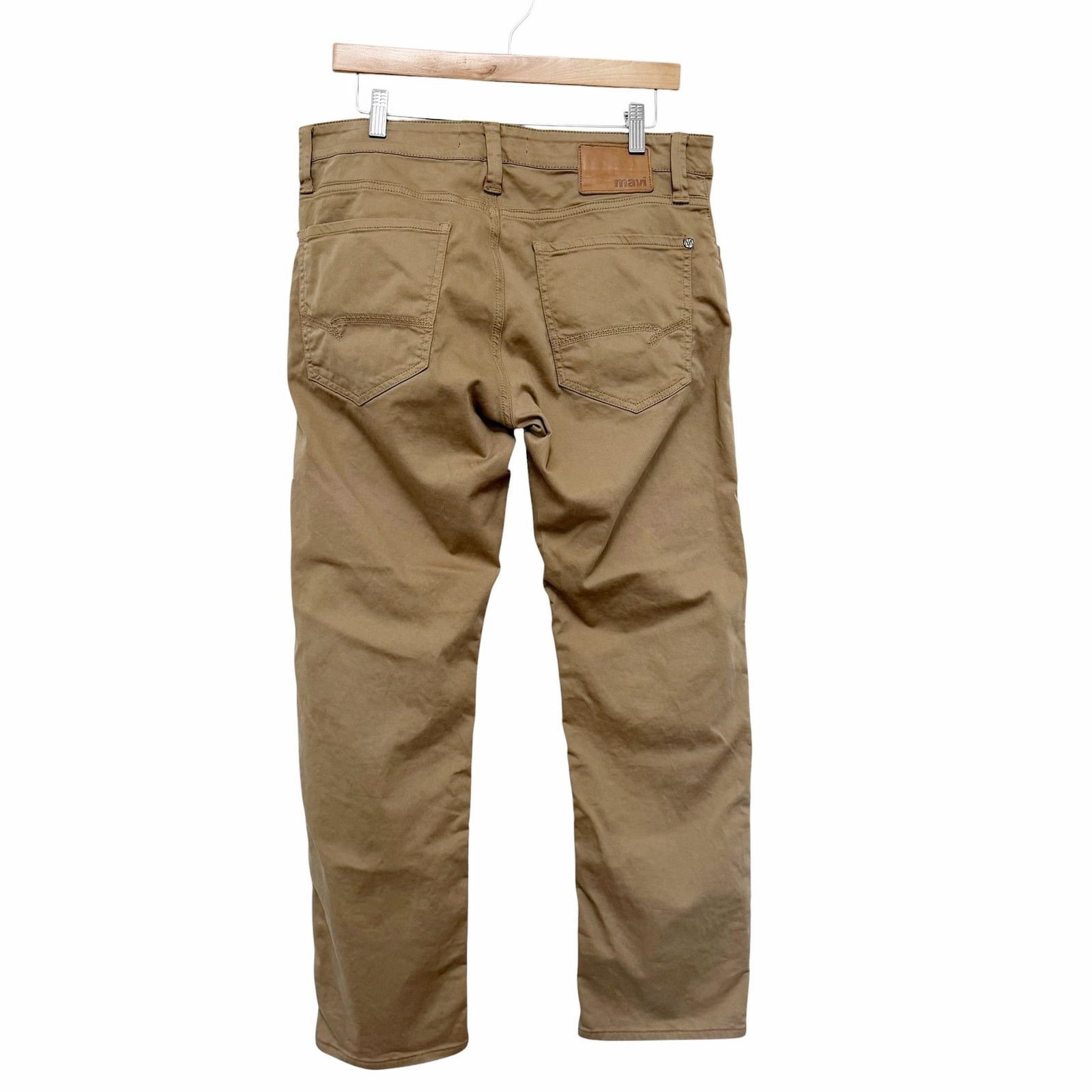 Other Mavi Tan Zach Straight Leg Jeans Pants Sz 34x30 Size US 34 / EU 50 - 5 Thumbnail