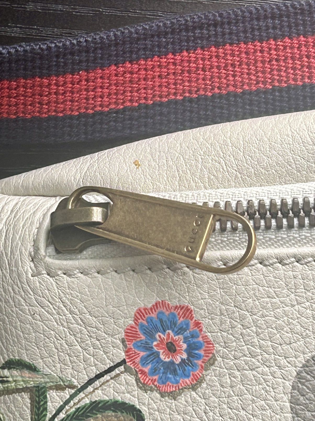 Gucci Super Rare Gucci snake logo flora belt bag Size ONE SIZE - 7 Thumbnail