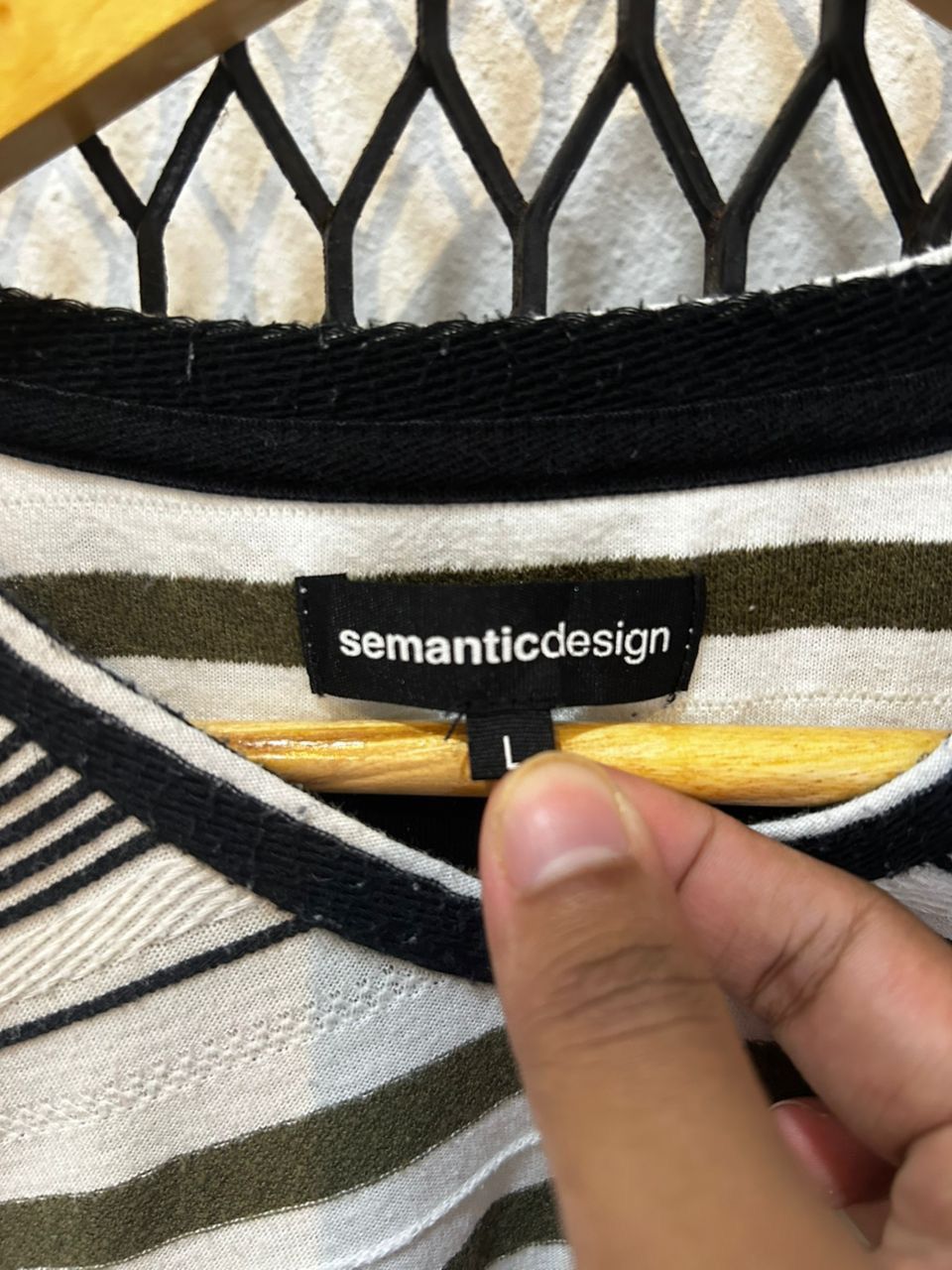 semanticdesign semantic design stripe v-neck rare design Size US M / EU 48-50 / 2 - 4 Thumbnail