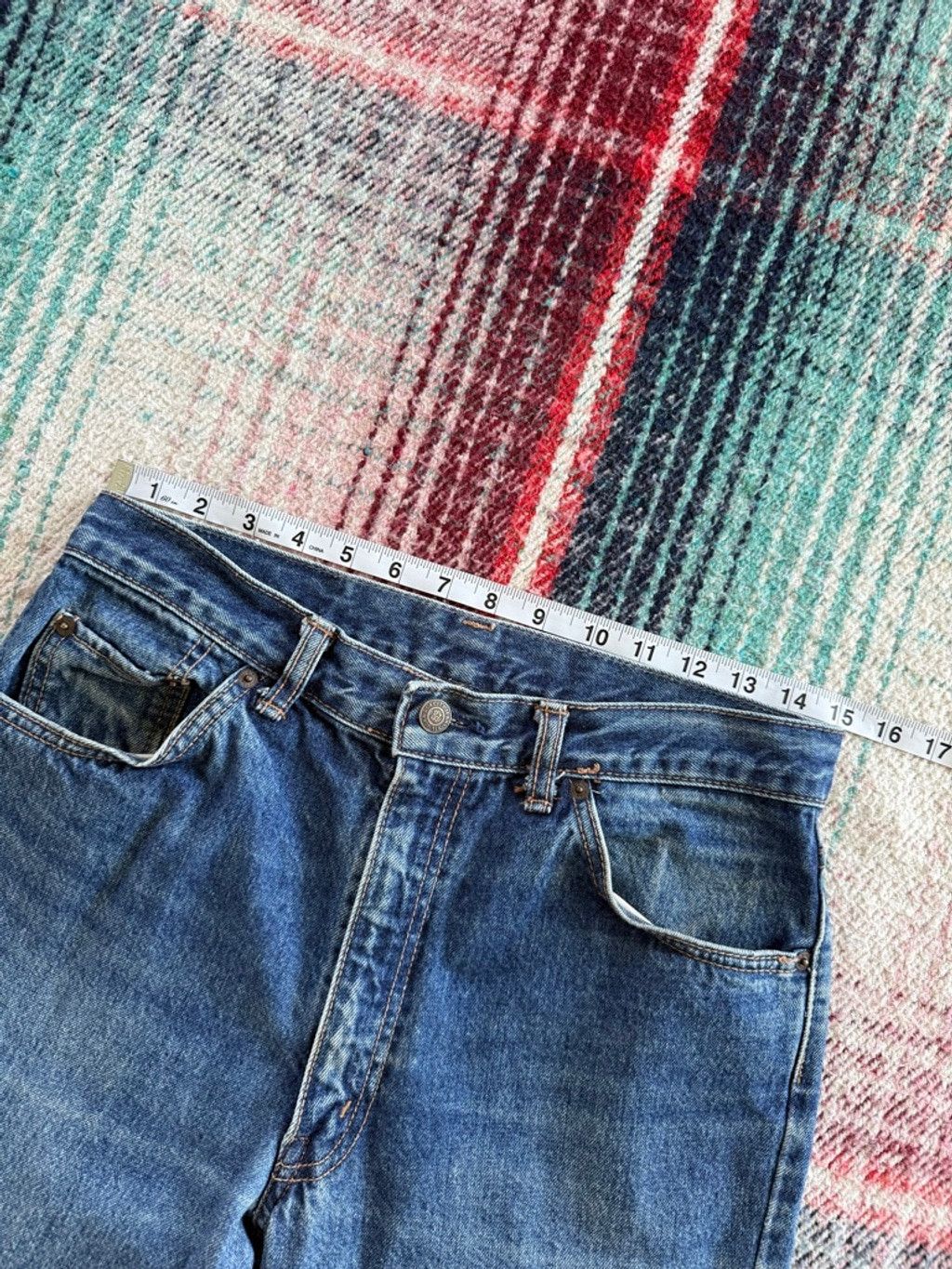 Big John Vintage Big John Blue Slim Tapered Jeans 30x34 Size US 30 / EU 46 - 6 Thumbnail