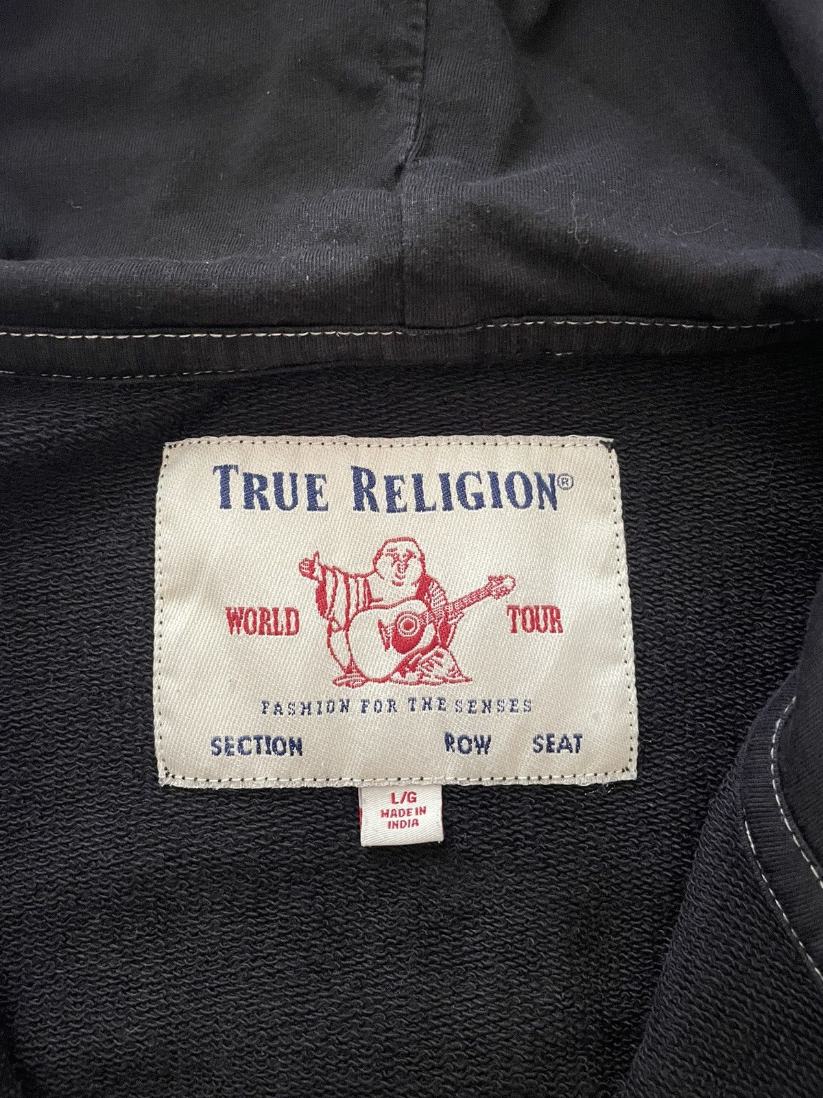 True Religion True Religion World Tour Hoodie Size US L / EU 52-54 / 3 - 3 Thumbnail