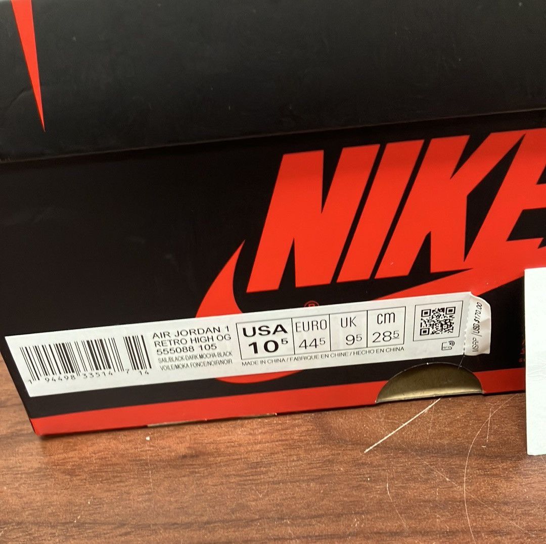Jordan Brand Jordan 1 Retro High Mocha Size 10.5 Size US 10.5 / EU 43-44 - 14 Thumbnail