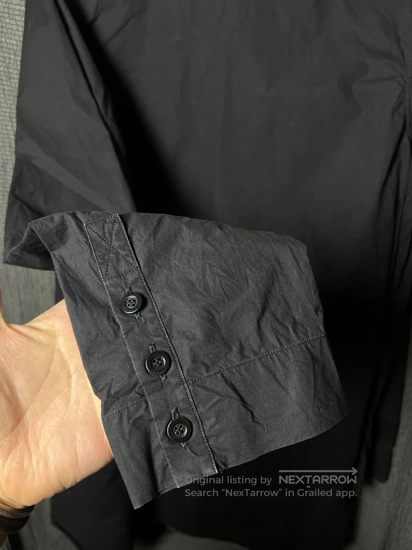 Rick Owens Rick Owens 17ss Crewneck Button Longsleeve. Size US M / EU 48-50 / 2 - 4 Thumbnail