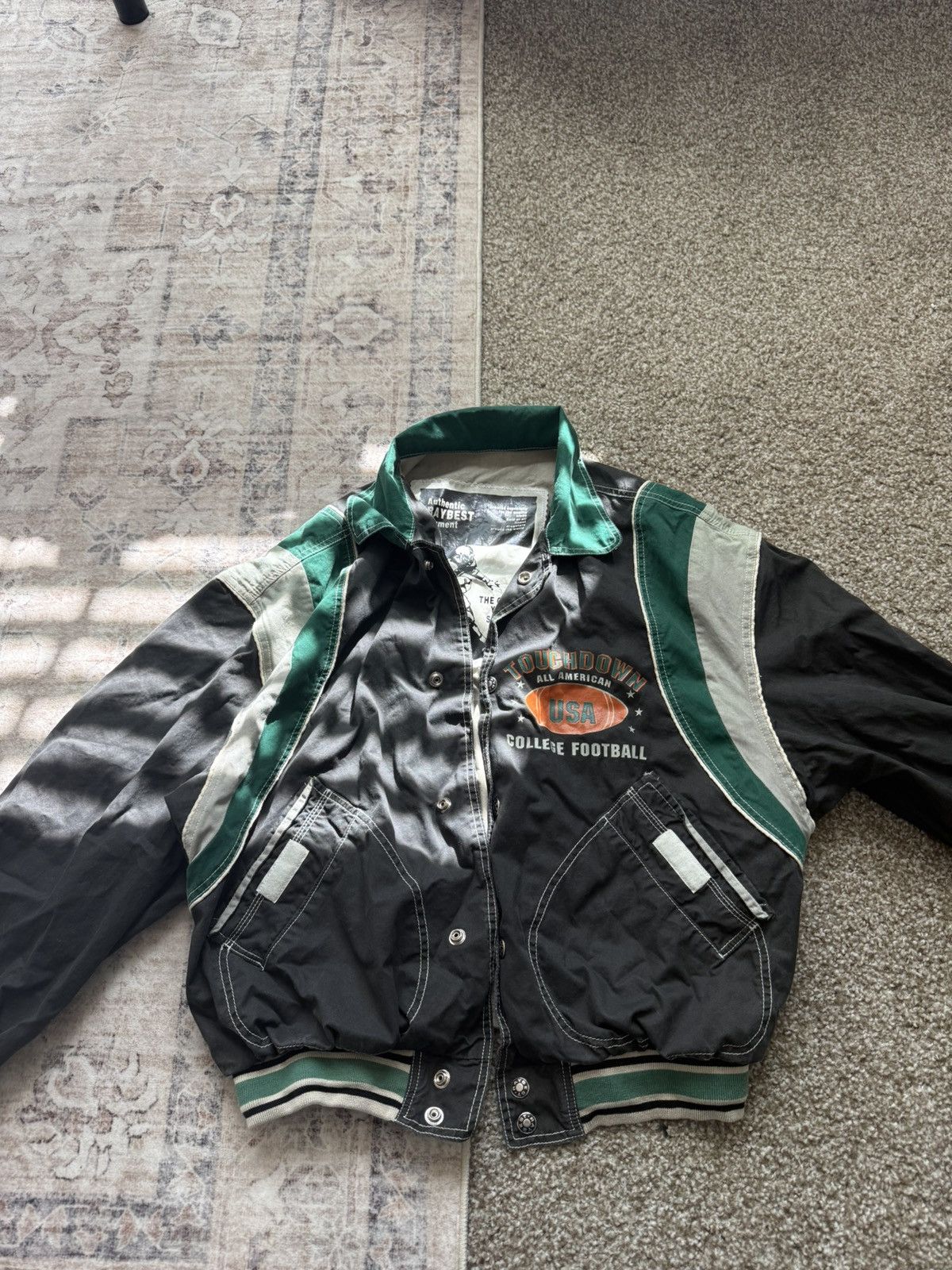 Other Vintage Raybest 90s Varsity Jacket size mediuk Size US M / EU 48-50 / 2 - 6 Thumbnail