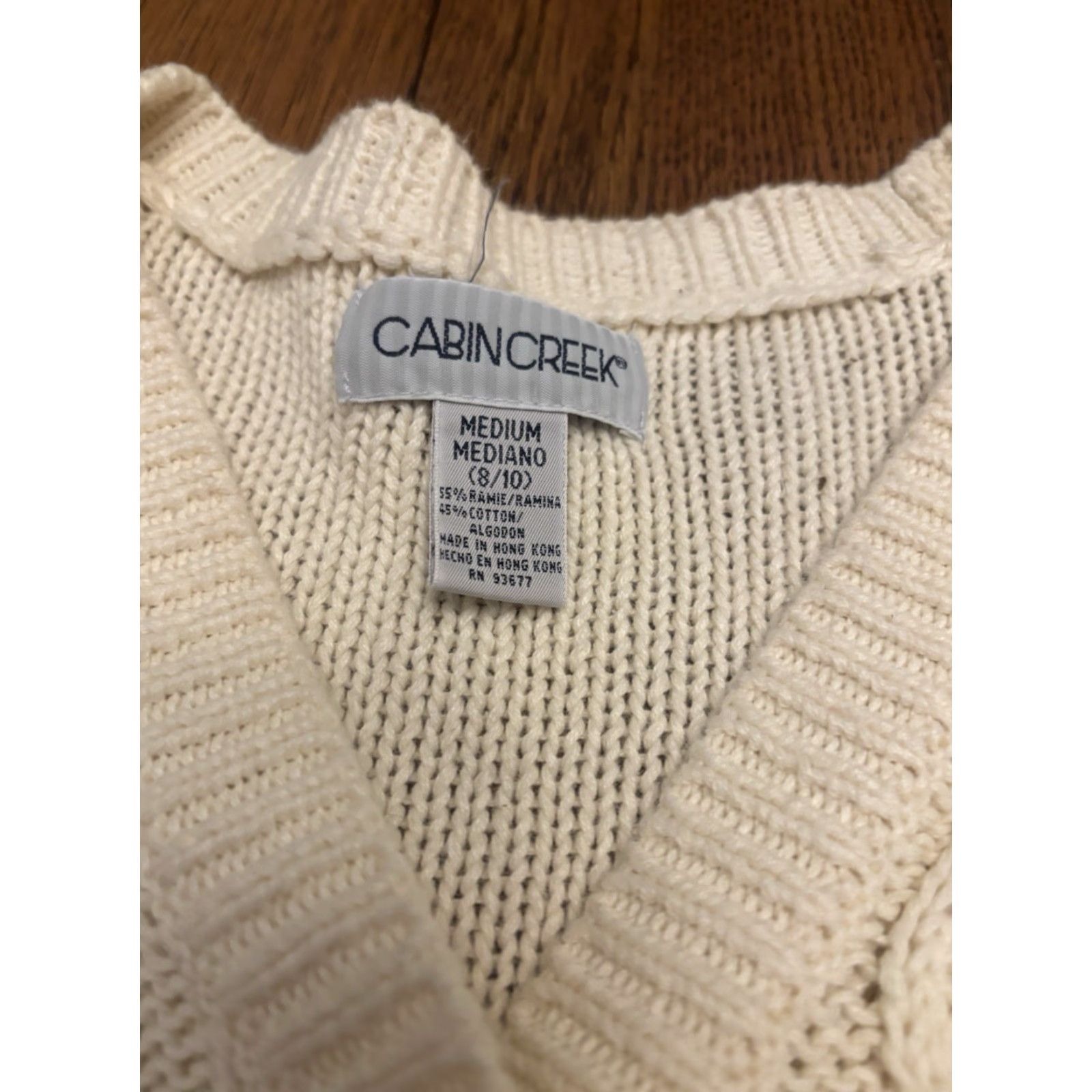 Vintage VINTAGE Ivory Wool Cable Knit Cardigan Sweater Long Sleeve Women M Size M / US 6-8 / IT 42-44 - 3 Thumbnail