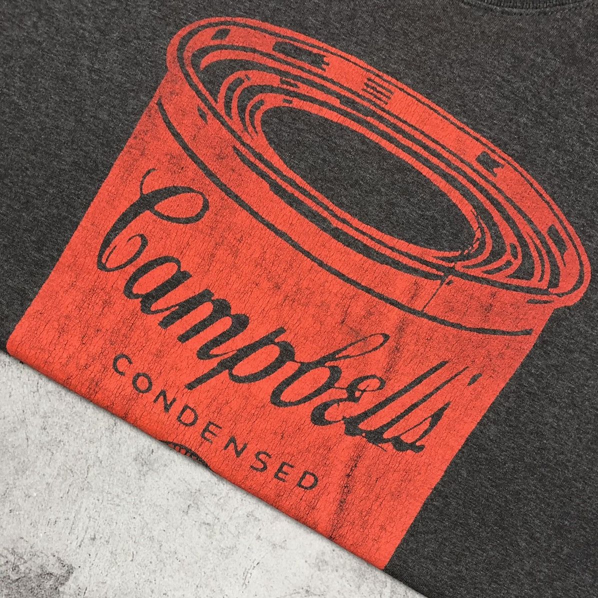 Andy Warhol Vintage Andy Warhol Campbell's Tomato Soup Gingham Tee Size US M / EU 48-50 / 2 - 10 Thumbnail