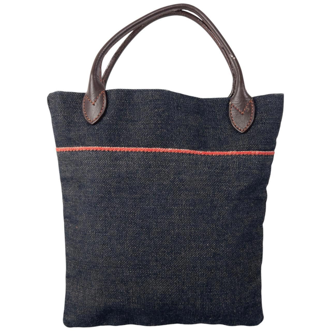 Evisu Vintage Evisu Gull Japanese Denim Handbag Size ONE SIZE - 2 Thumbnail