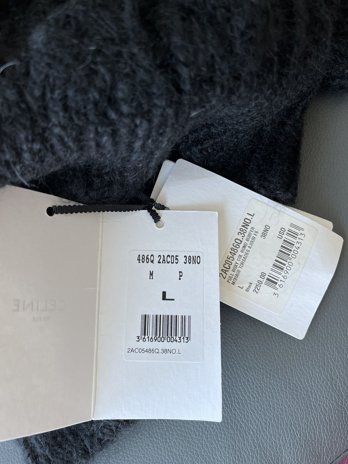 Celine × Hedi Slimane Super Runway Rare Brand New Celine Hedi Surfer Sweater Size US XL / EU 56 / 4 - 18 Thumbnail