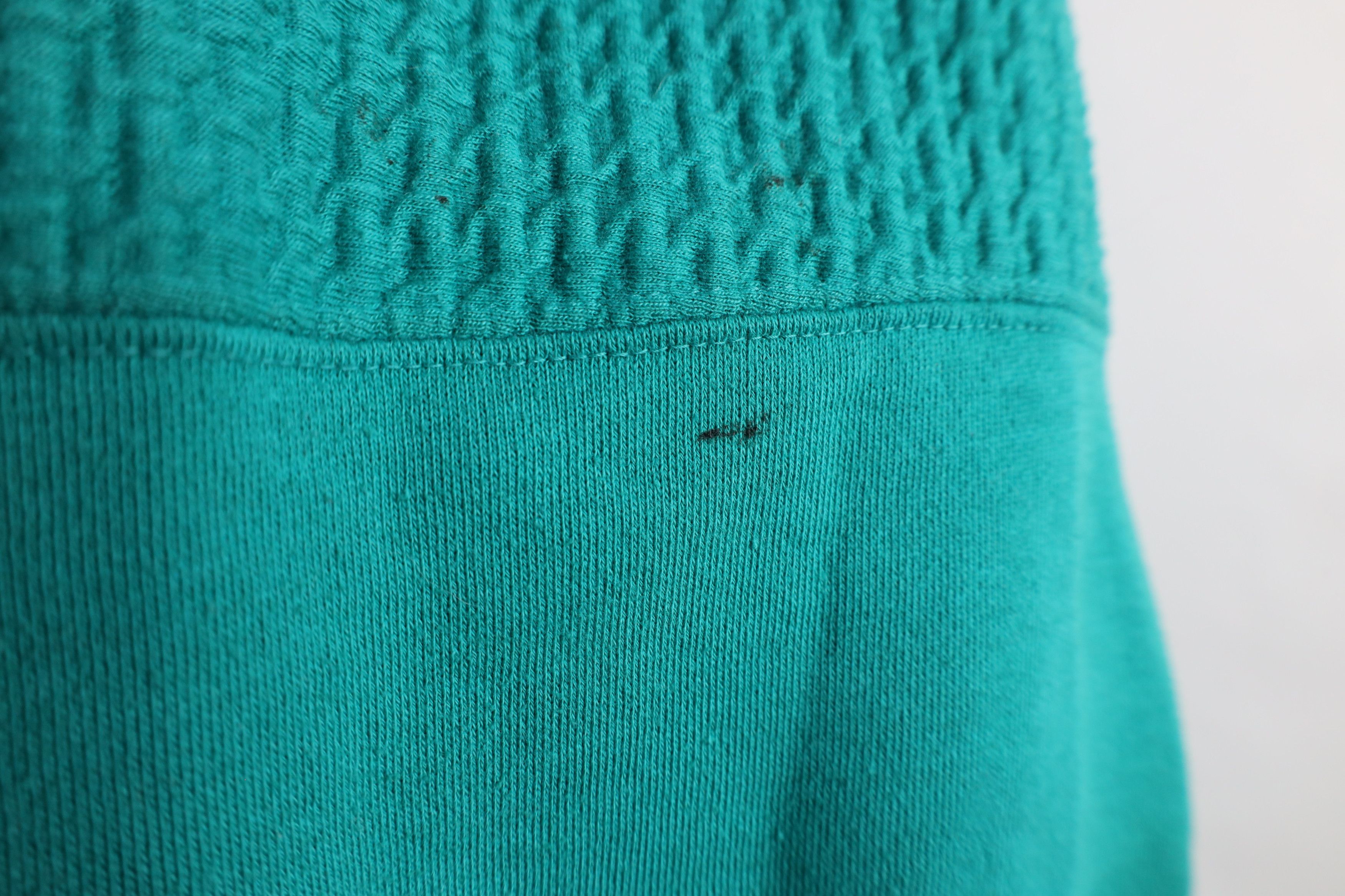 Vintage Vintage 90s Streetwear Blank Crewneck Sweatshirt Teal Size US XL / EU 56 / 4 - 6 Thumbnail