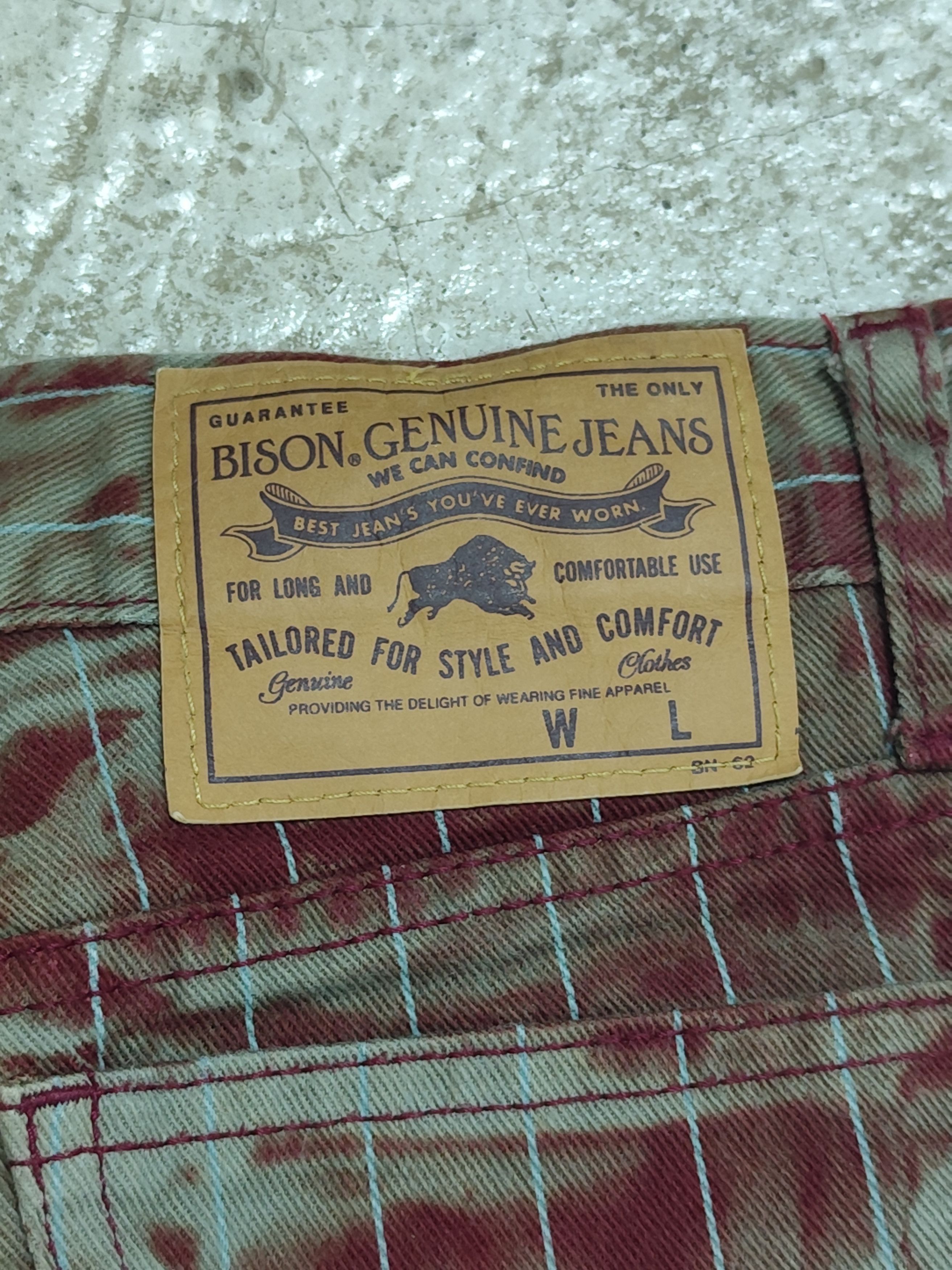 Japanese Brand Ifsixwasnine style Vintage Bison super Flared AOP washed Size US 28 / EU 44 - 8 Thumbnail