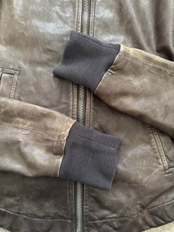 Rick Owens Rick Owens SS11 “Anthem” Intarsia Leather Jacket Size US XS / EU 42 / 0 - 5 Thumbnail