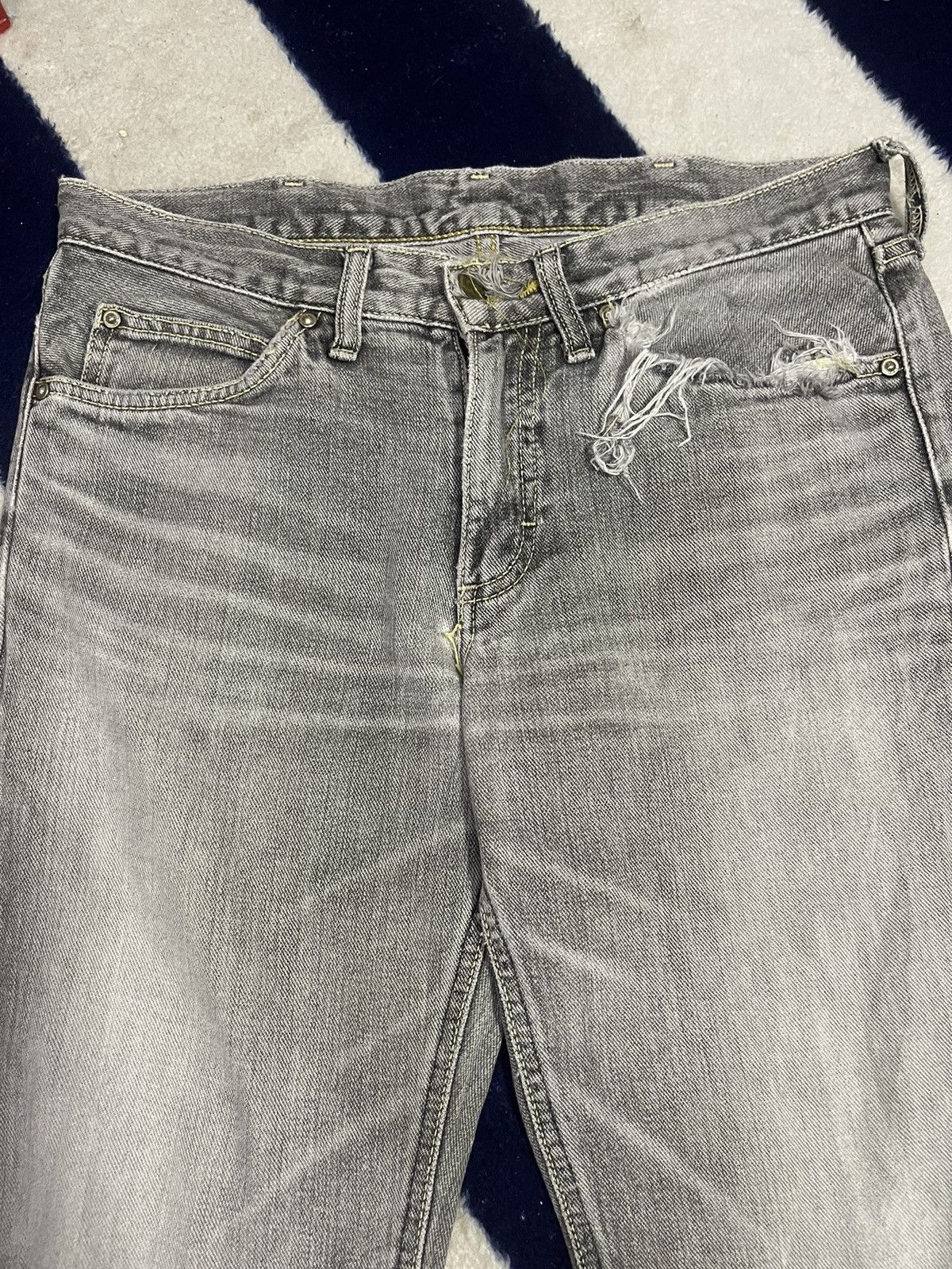 Japanese Brand × Lee Lee Distressed Jeans (14) Size US 32 / EU 48 - 13 Thumbnail