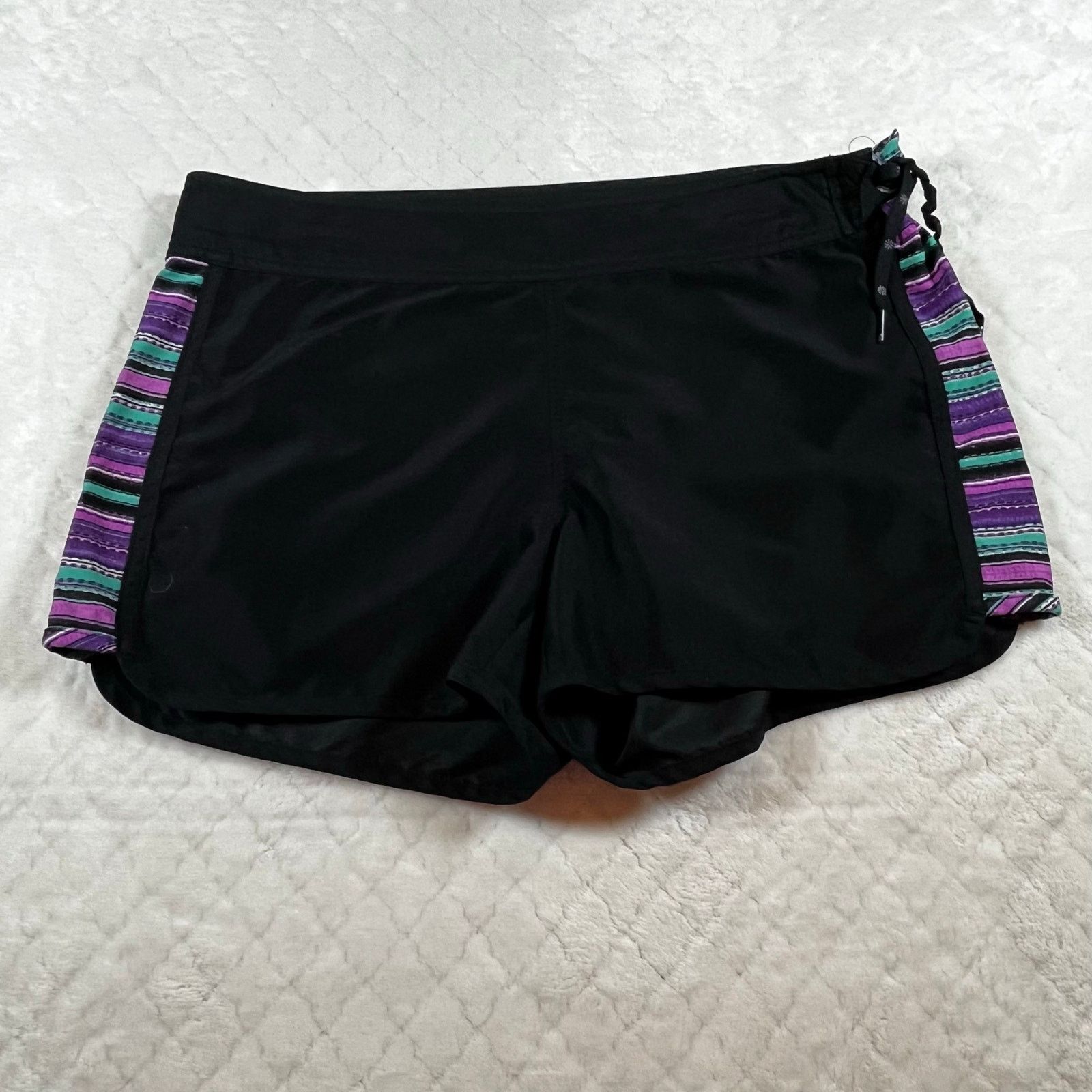Athleta Athleta Women’s Black Santa Cruz Board Shorts Size 12 Size 34" / US 12 / IT 48 - 2 Thumbnail