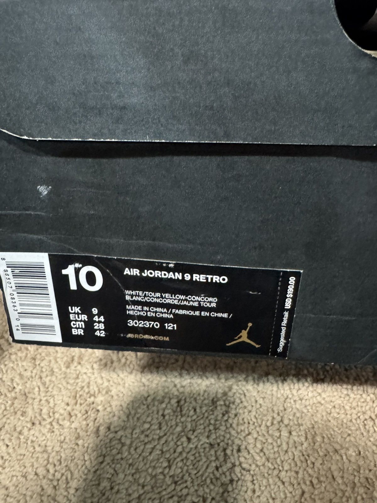 Jordan Brand Jordan 9, Kobe Bryant PE 2016 Size US 10 / EU 43 - 7 Thumbnail