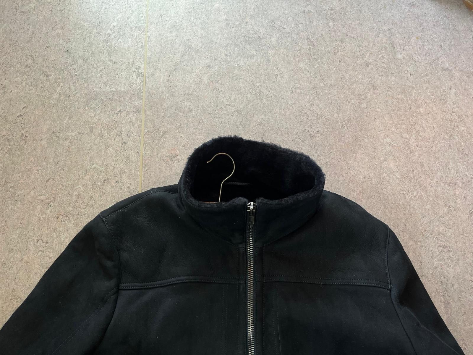 Drome "Drome" Dark Blue Navy Shearling Lambskin Leather Jacket M Size US M / EU 48-50 / 2 - 7 Thumbnail