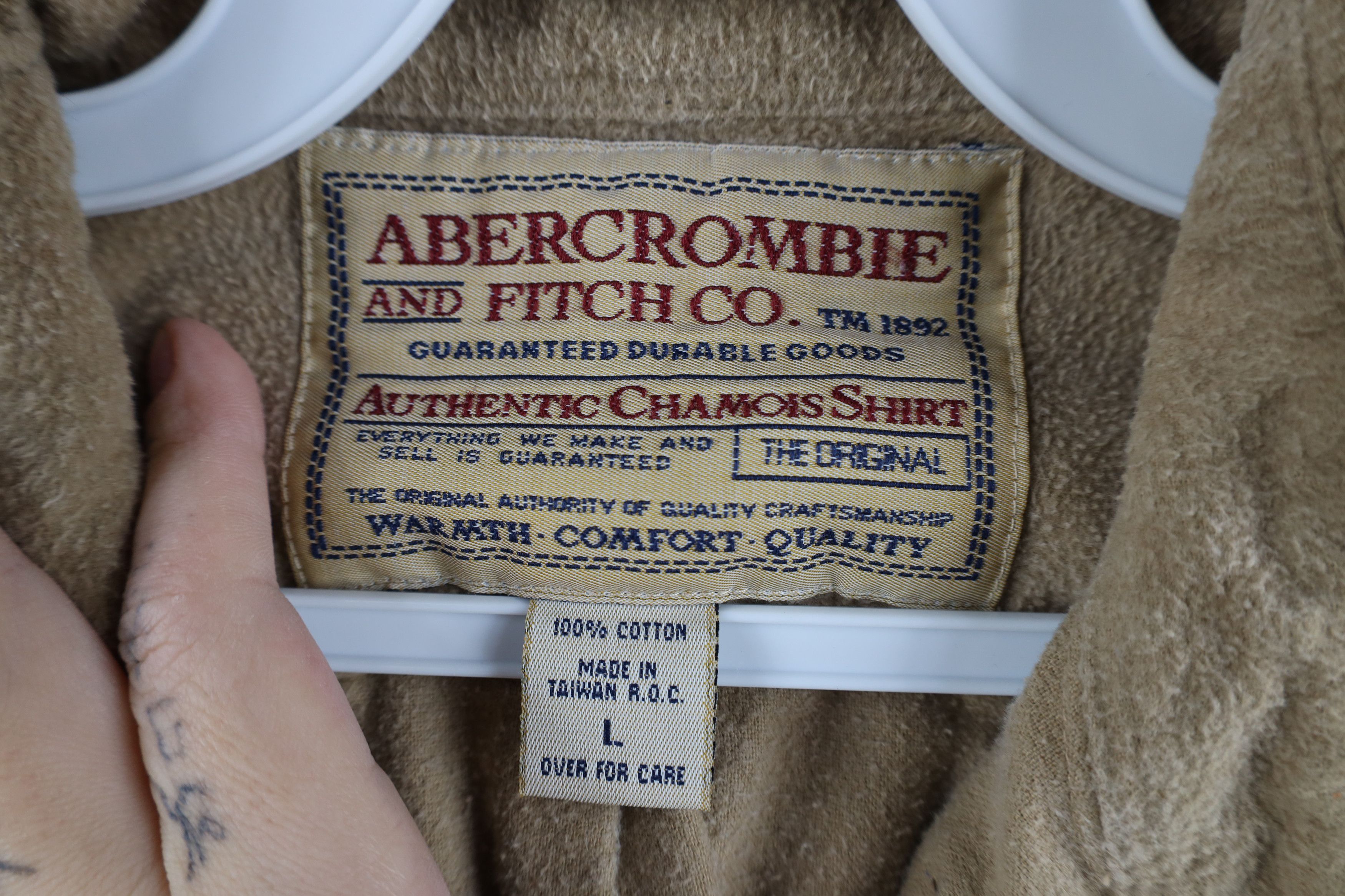 Abercrombie & Fitch Vintage 90s Abercrombie & Fitch Cloth Button Down Shirt Size US L / EU 52-54 / 3 - 11 Thumbnail